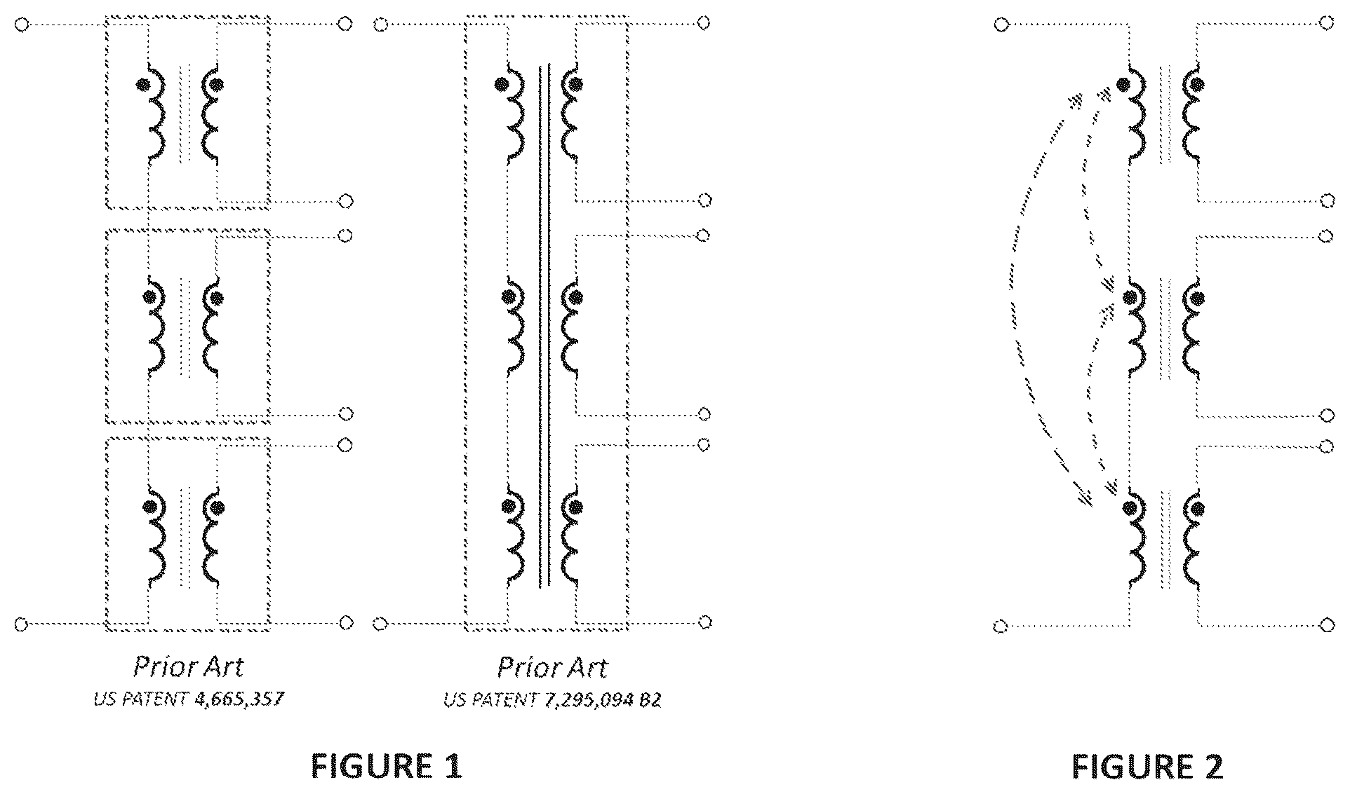 Patent US12322541 — Magnetic structures for low leakage inductance and very high efficiency — Figure 1