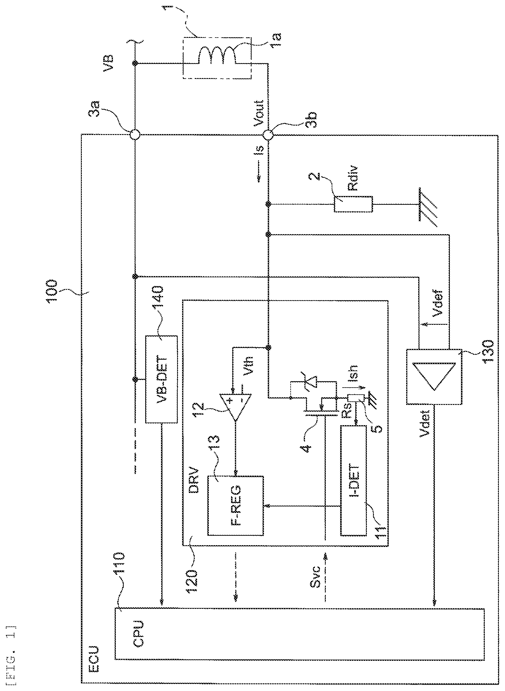 Patent US12322544 — Purge valve driving control device — Figure 1
