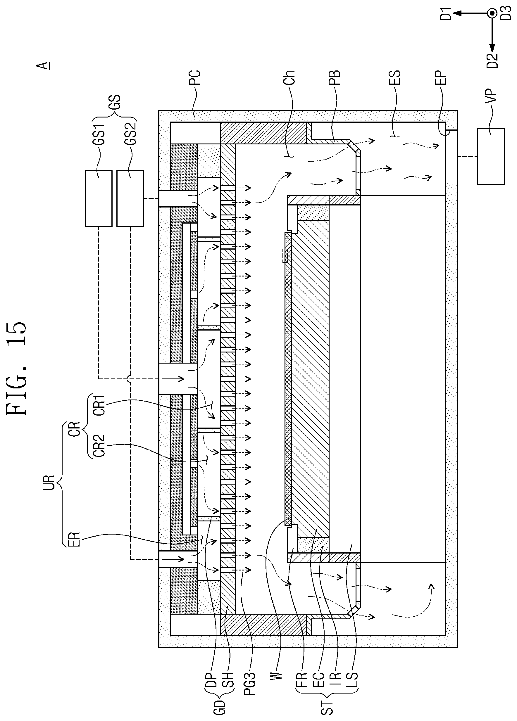 Patent US12322577 Figure 14 – Plasma baffle, substrate processing apparatus including the same, and substrate processing method using the same
