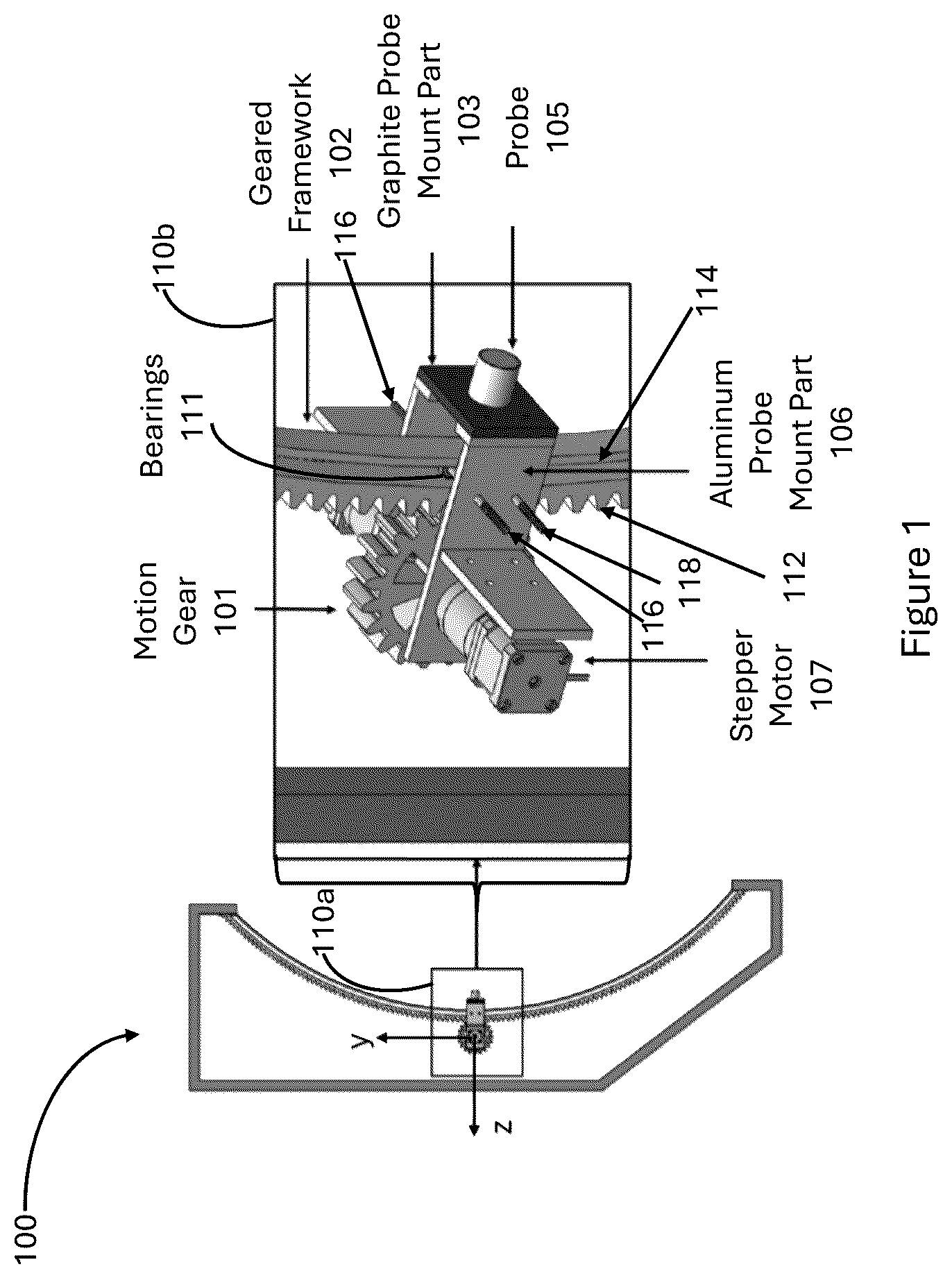 Patent US12322581 — Three-dimensional sweep probe system — Figure 1