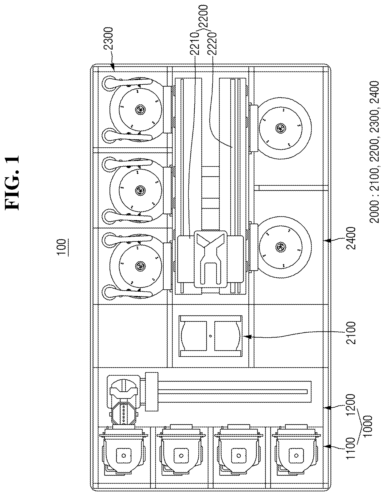 Patent US12322587 — Substrate drying apparatus and semiconductor device manufacturing method using same — Figure 1