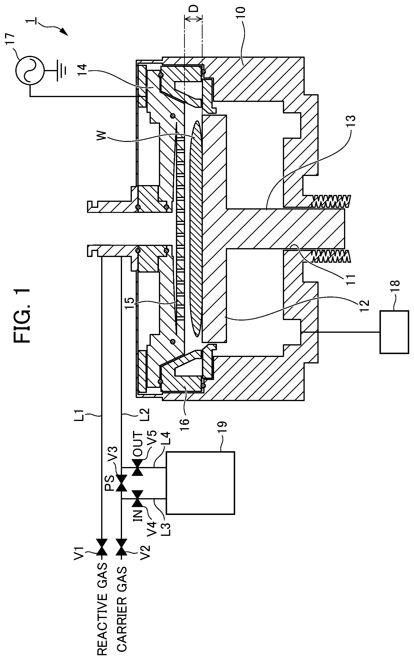 Patent US12322591 — Thin film deposition process — Figure 1