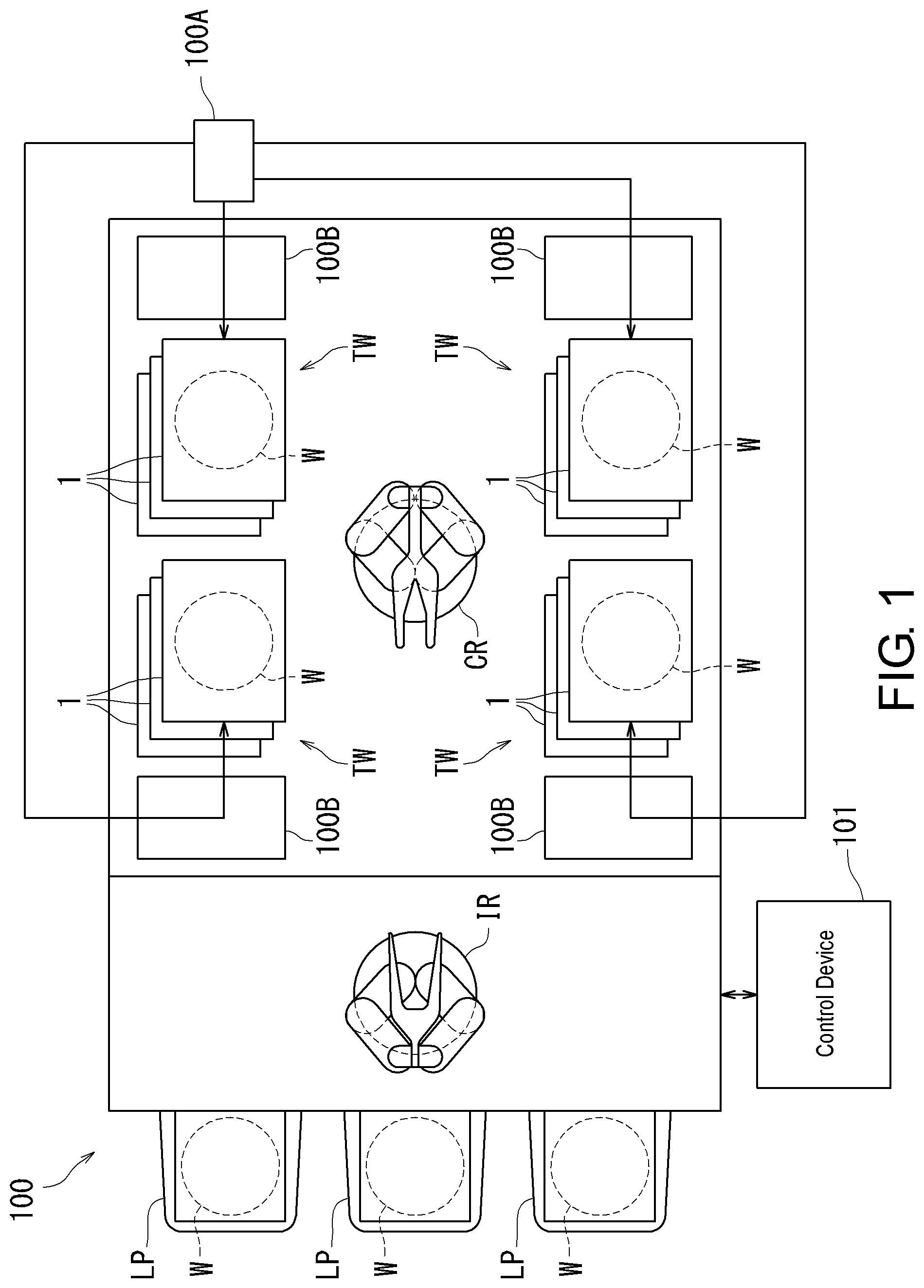 Patent US12322600 Figure 1 – Substrate treatment apparatus, substrate treatment method, substrate treatment system, and learning data generation method