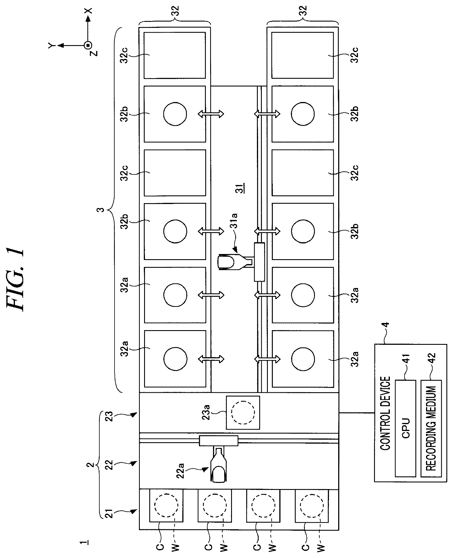 Patent US12322606 — Substrate processing apparatus and substrate processing method — Figure 1
