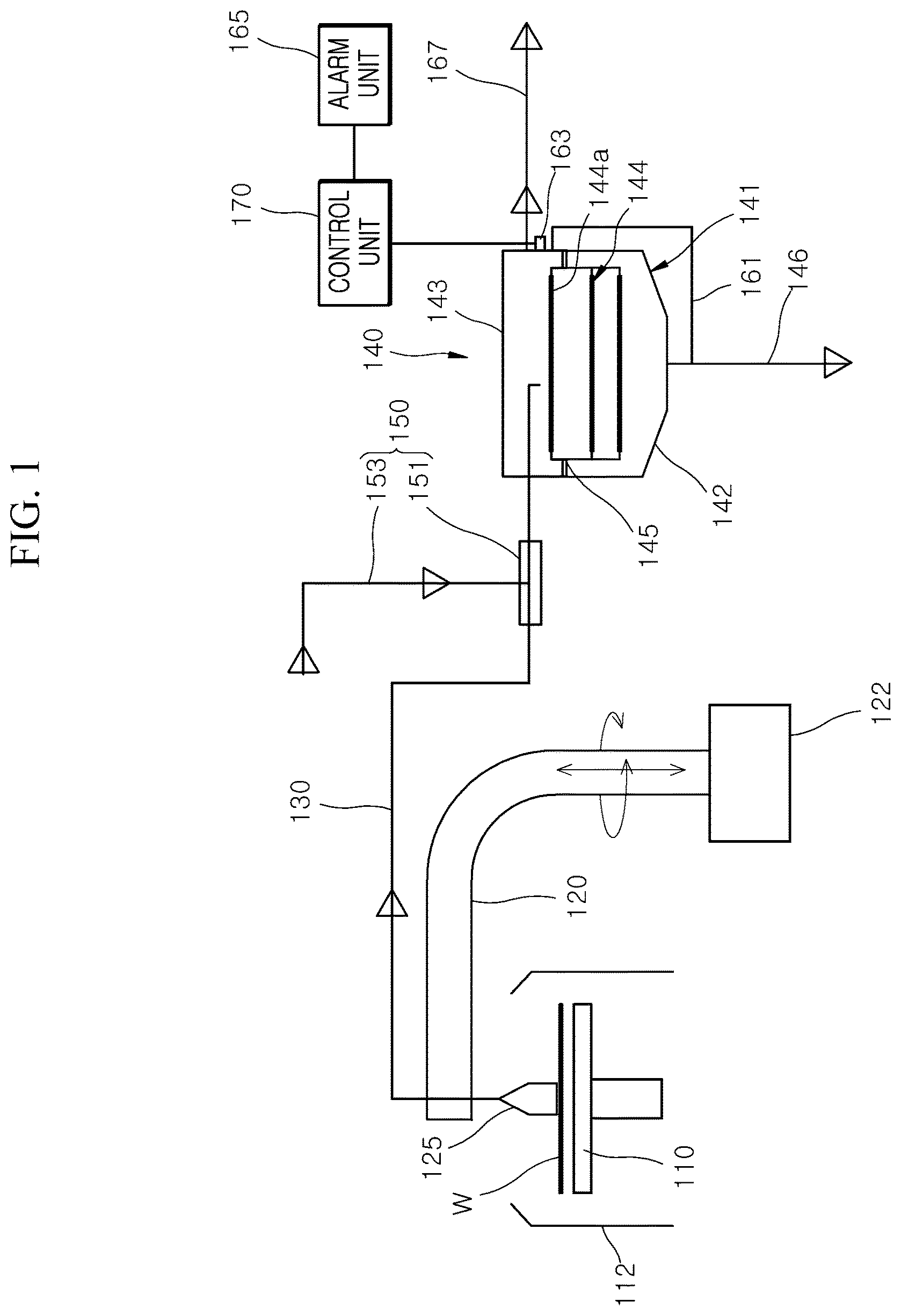Patent US12322607 — Wafer processing apparatus and wafer processing method — Figure 1