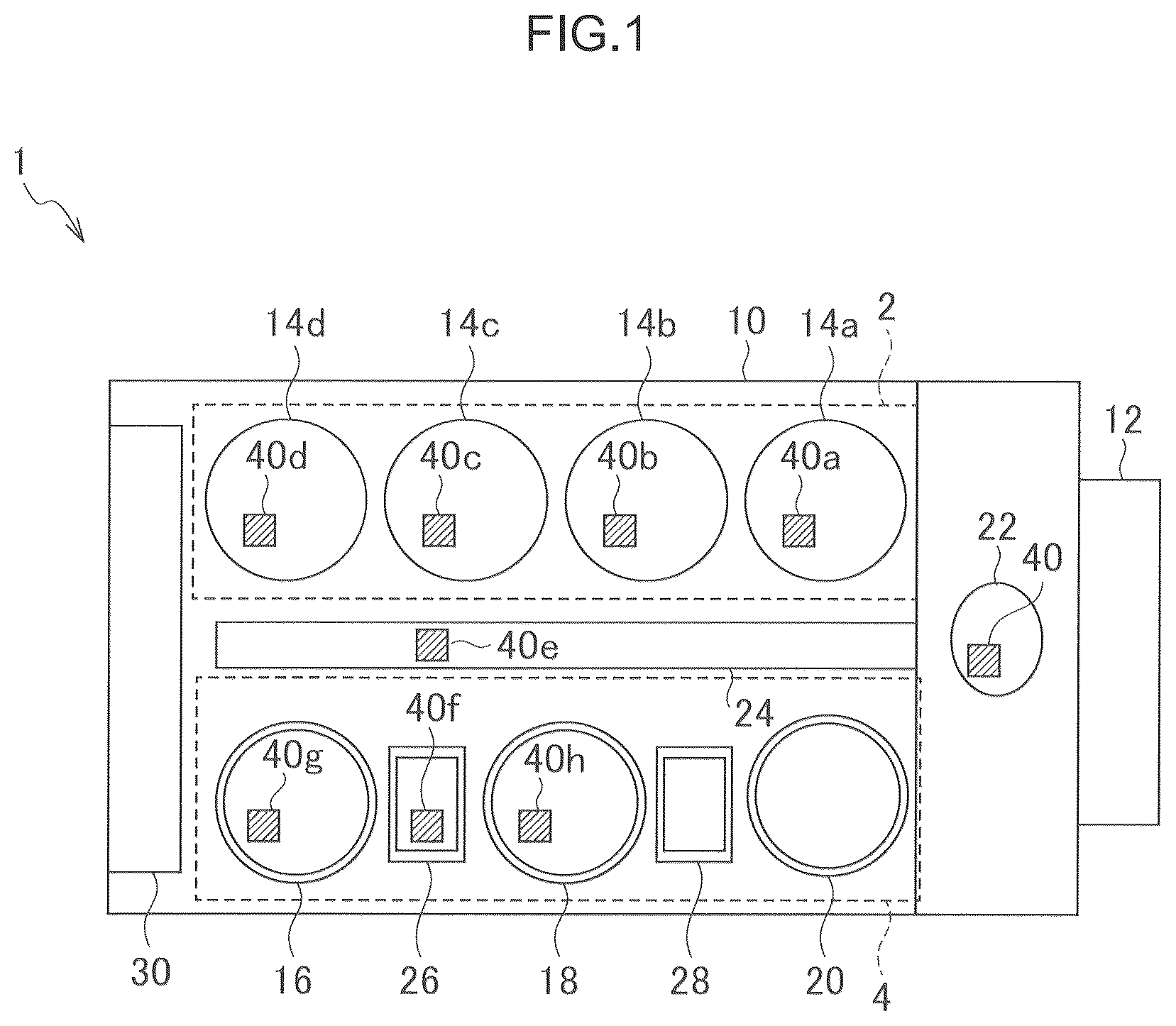 Patent US12322609 — Substrate processing apparatus and substrate processing method — Figure 1