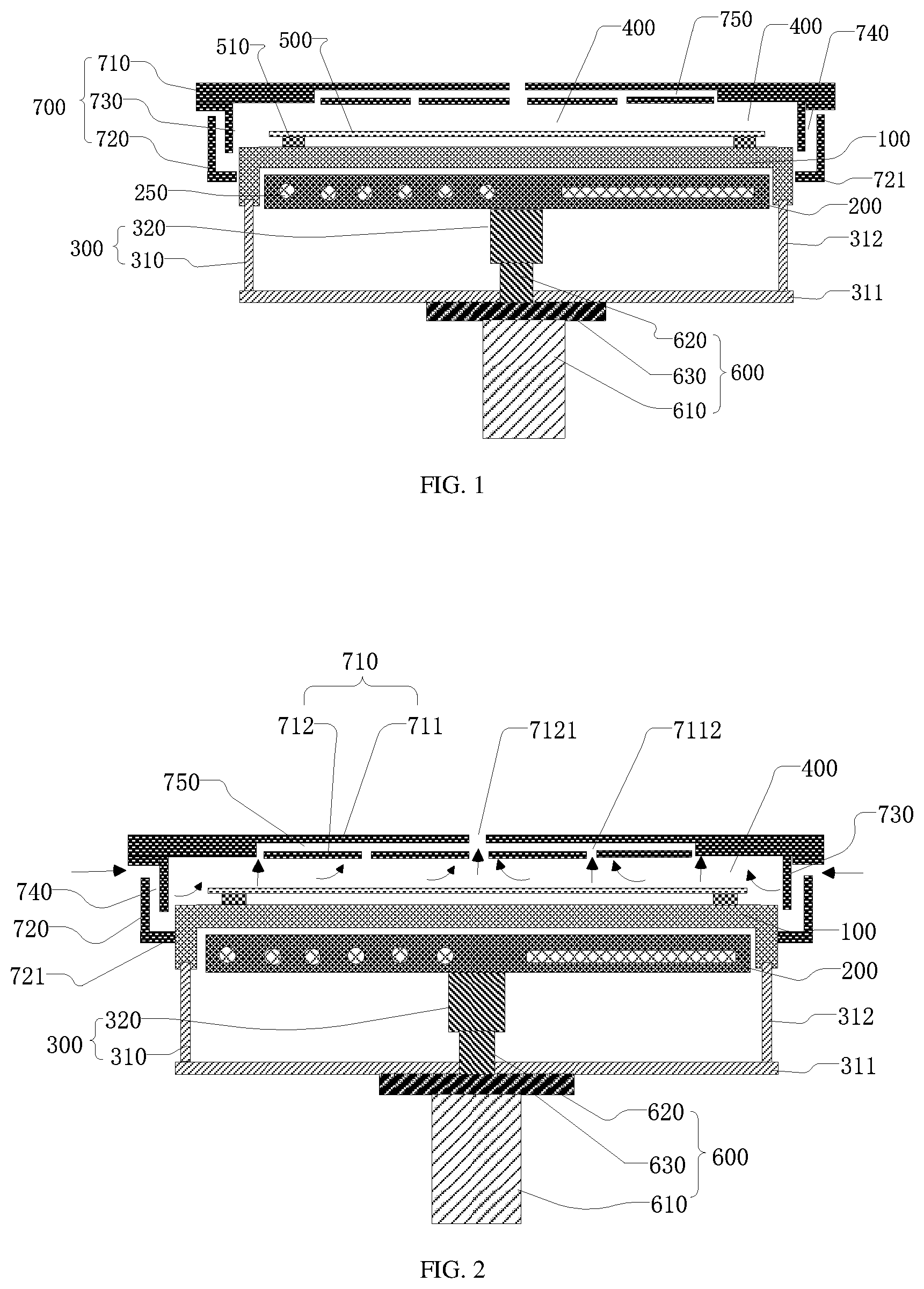 Patent US12322612 — Heating device and heating method for semiconductor thermal process — Figure 1