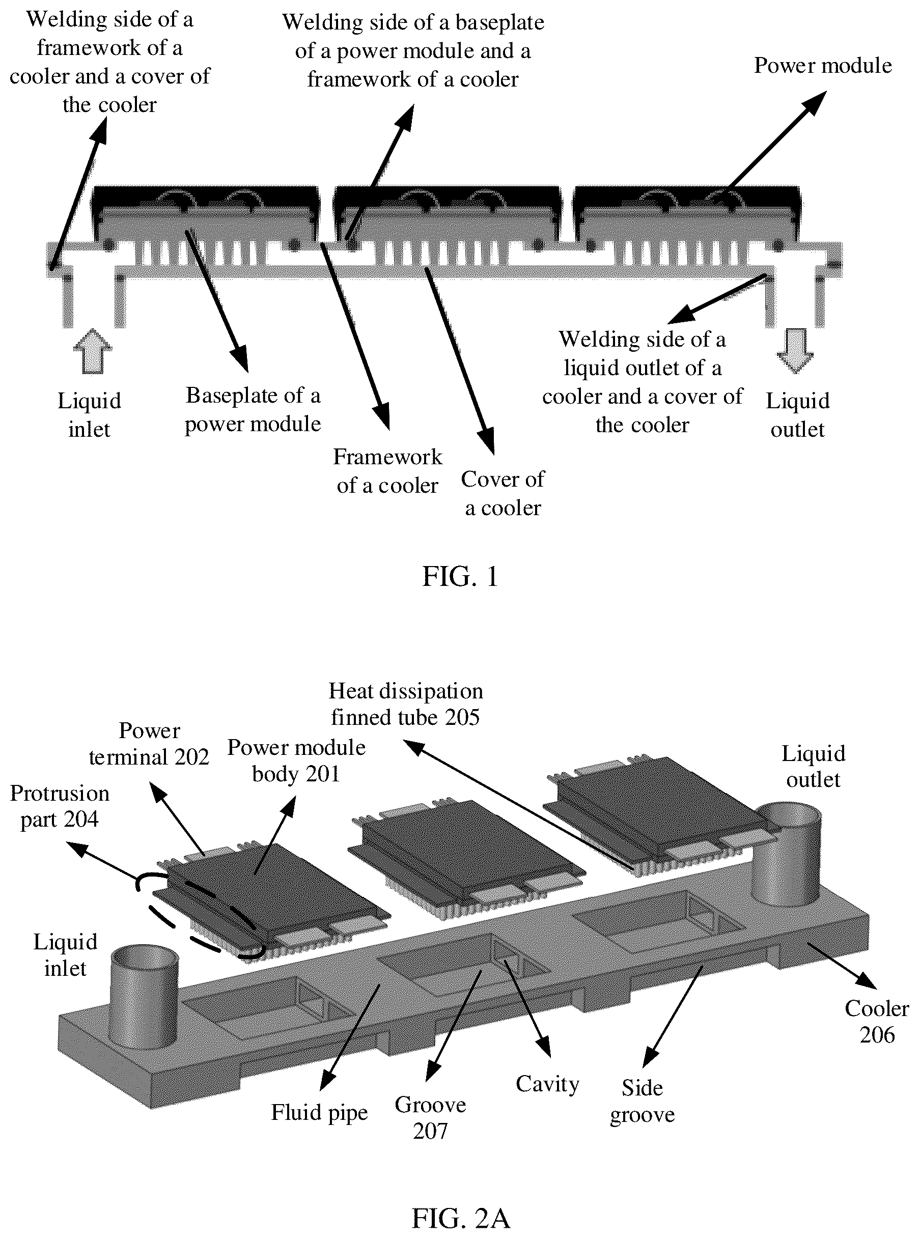 Patent US12322678 Figure 1 – Encapsulation structure and encapsulation method of power module