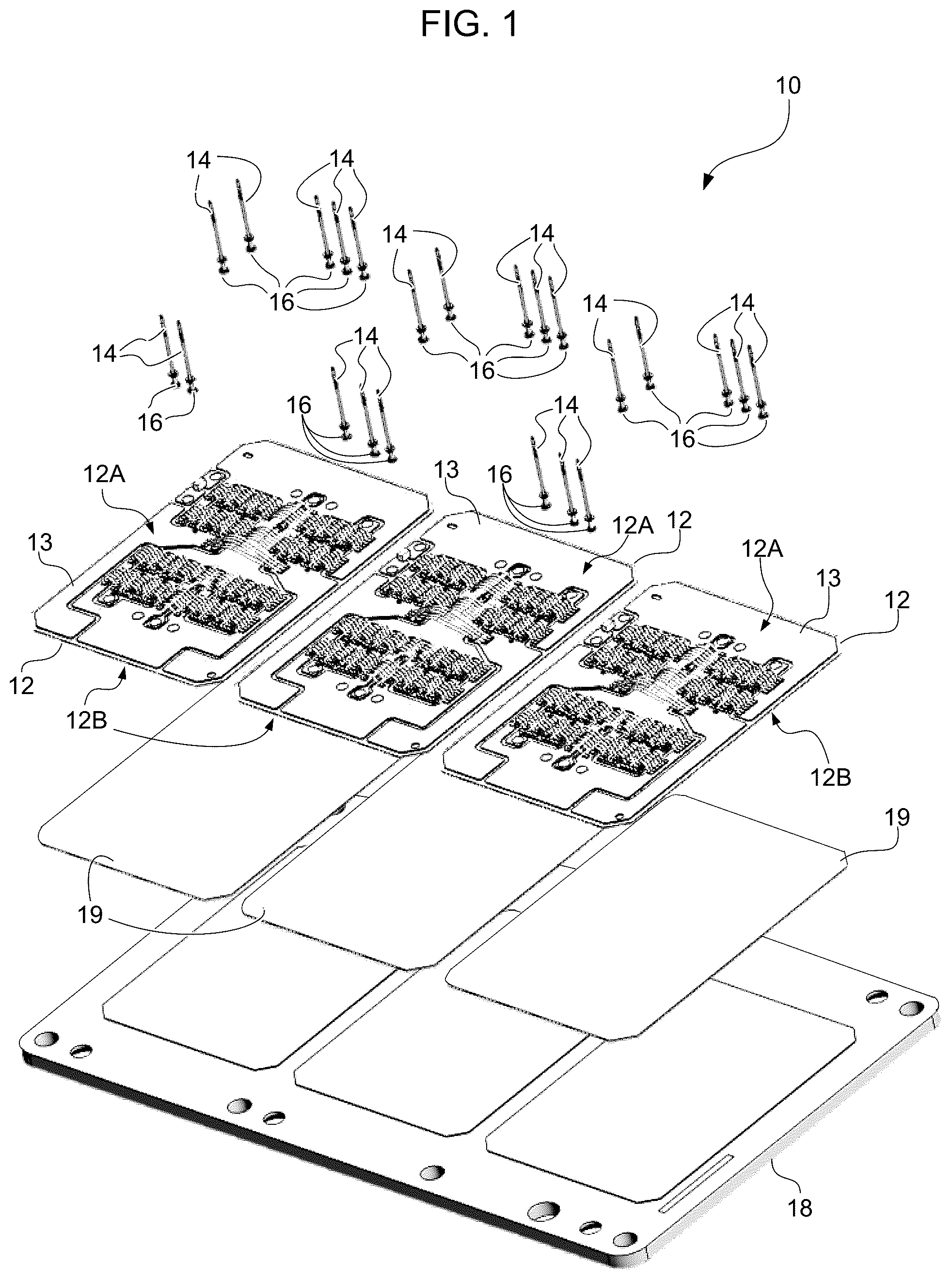 Patent US12322684 — Method of manufacturing electronic devices and corresponding electronic device — Figure 1