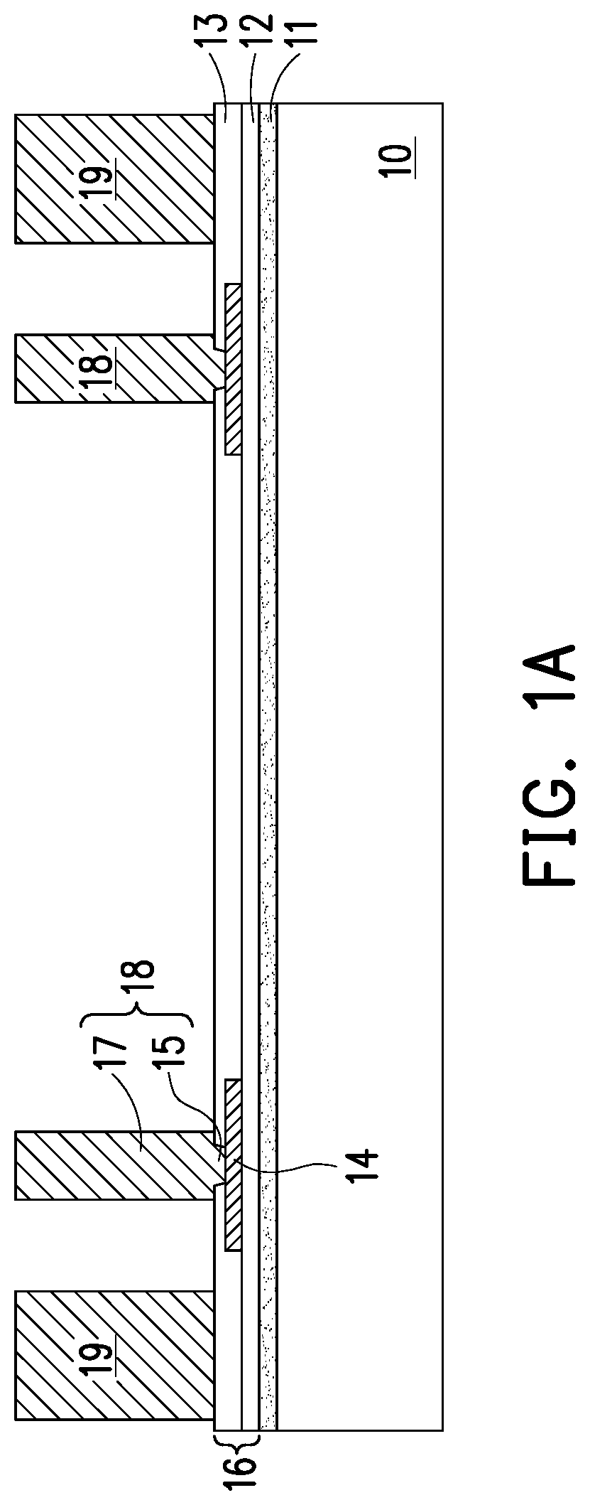 Patent US12322691 — Package structure and method of manufacturing the same — Figure 1