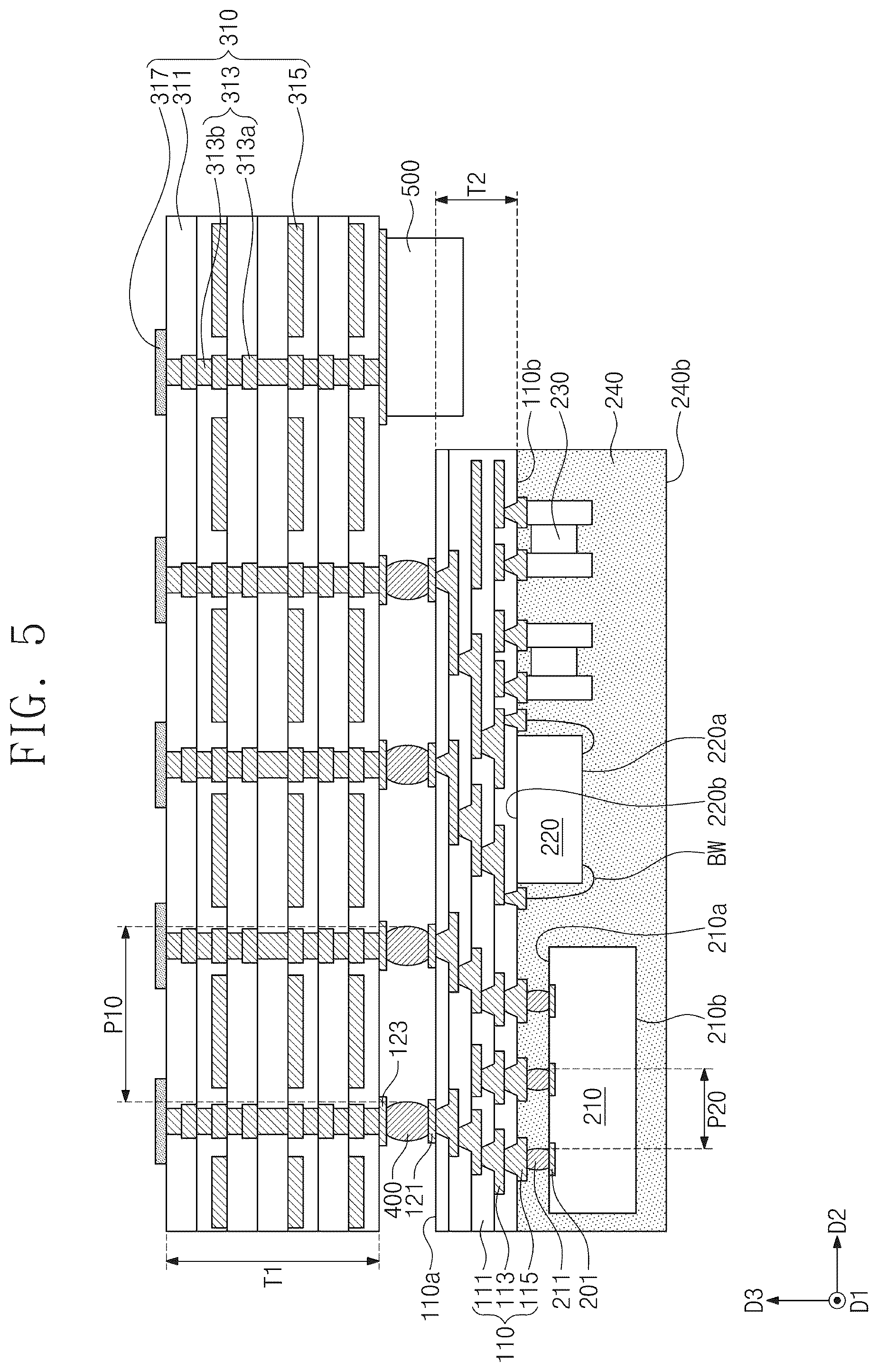 Patent US12322702 Figure 11 – Semiconductor package