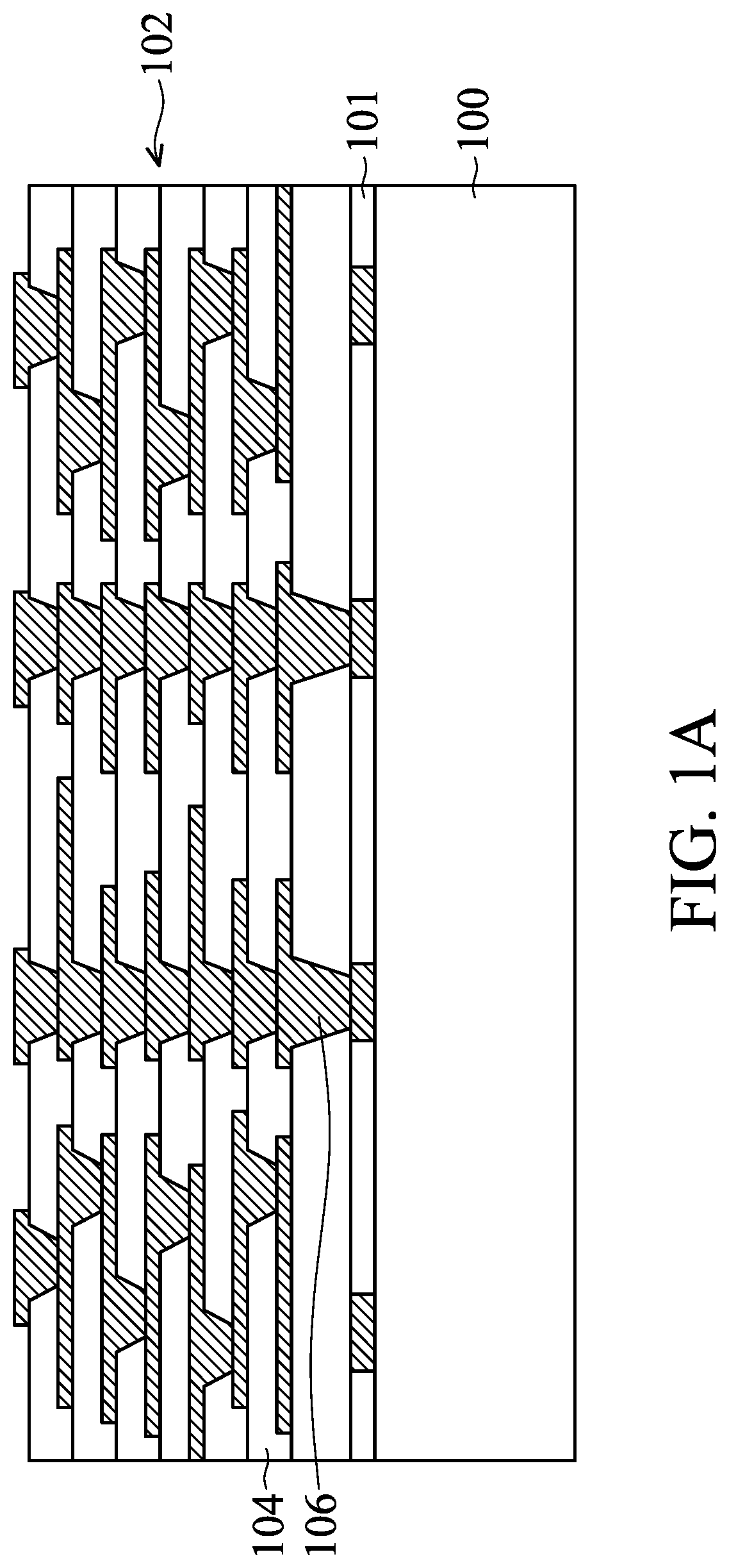 Patent US12322704 Figure 1 – Package structure with underfill