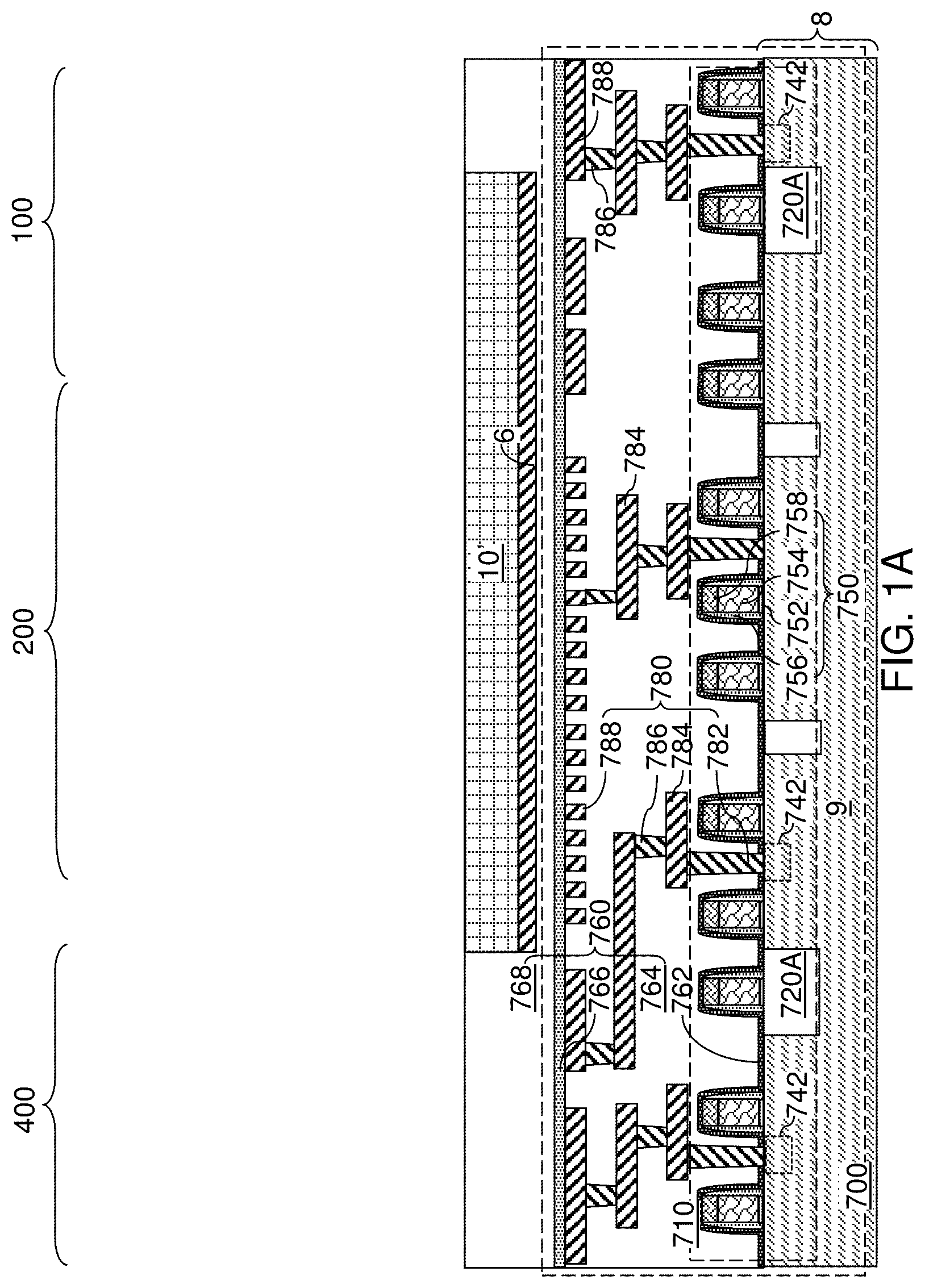 Patent US12322710 — Three-dimensional memory device with finned support pillar structures and method of forming the same — Figure 1