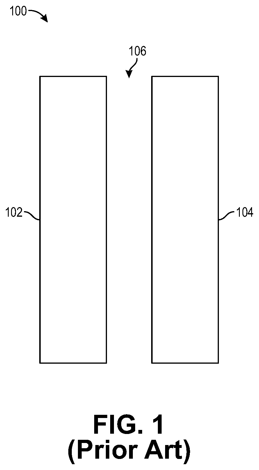 Patent US12322712 — Split source drain transistor — Figure 1