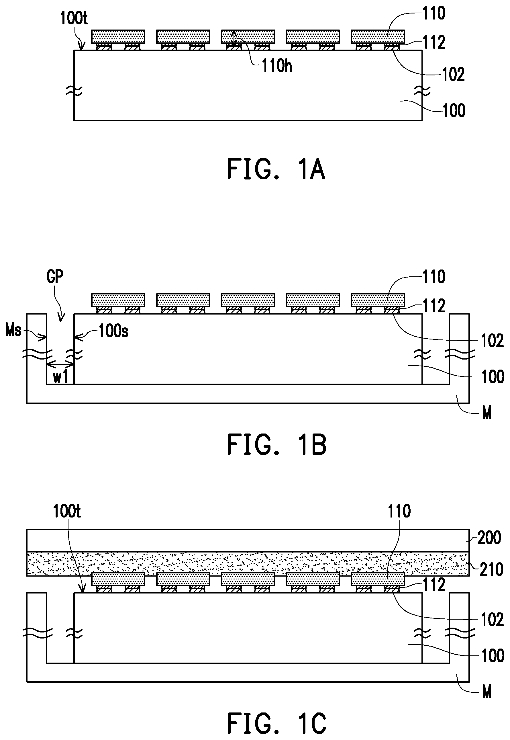 Patent US12322735 — Display panel including opaque encapsulation and doped planarization layers and manufacturing method thereof — Figure 1