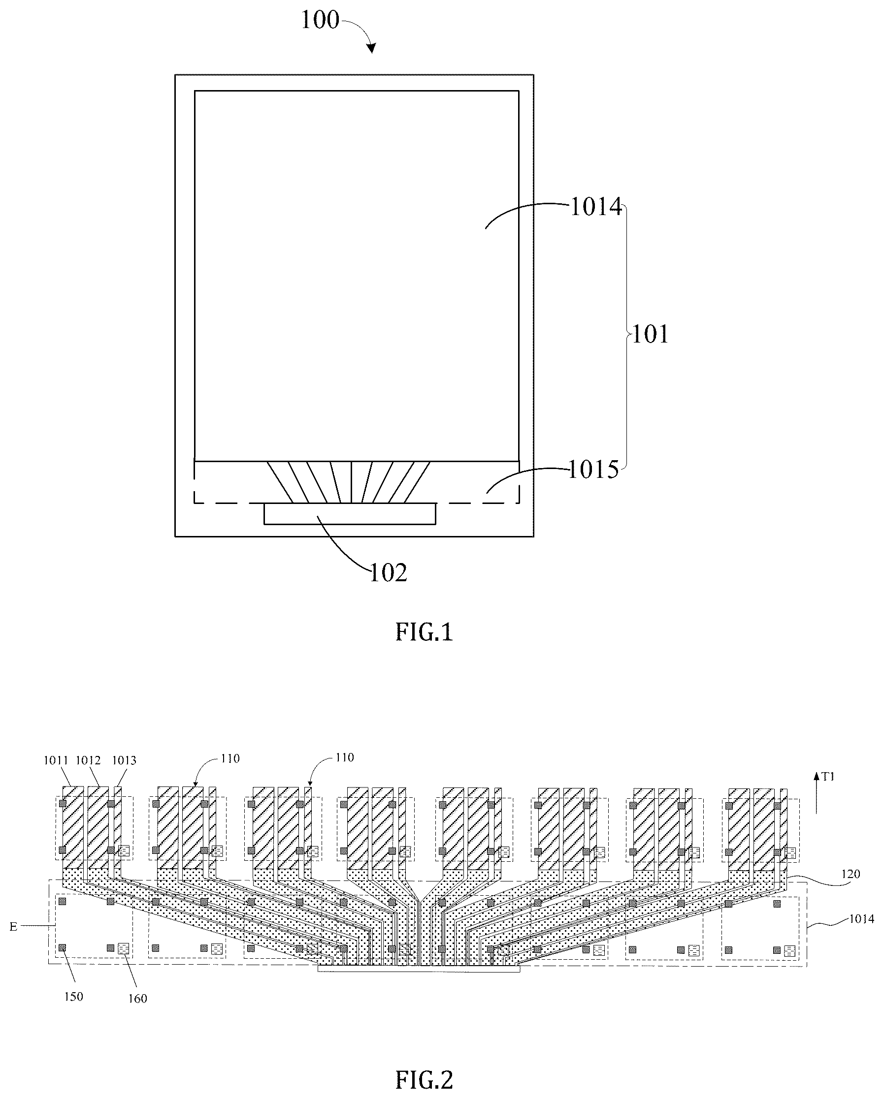 Patent US12322736 — Array substrate and display device — Figure 1
