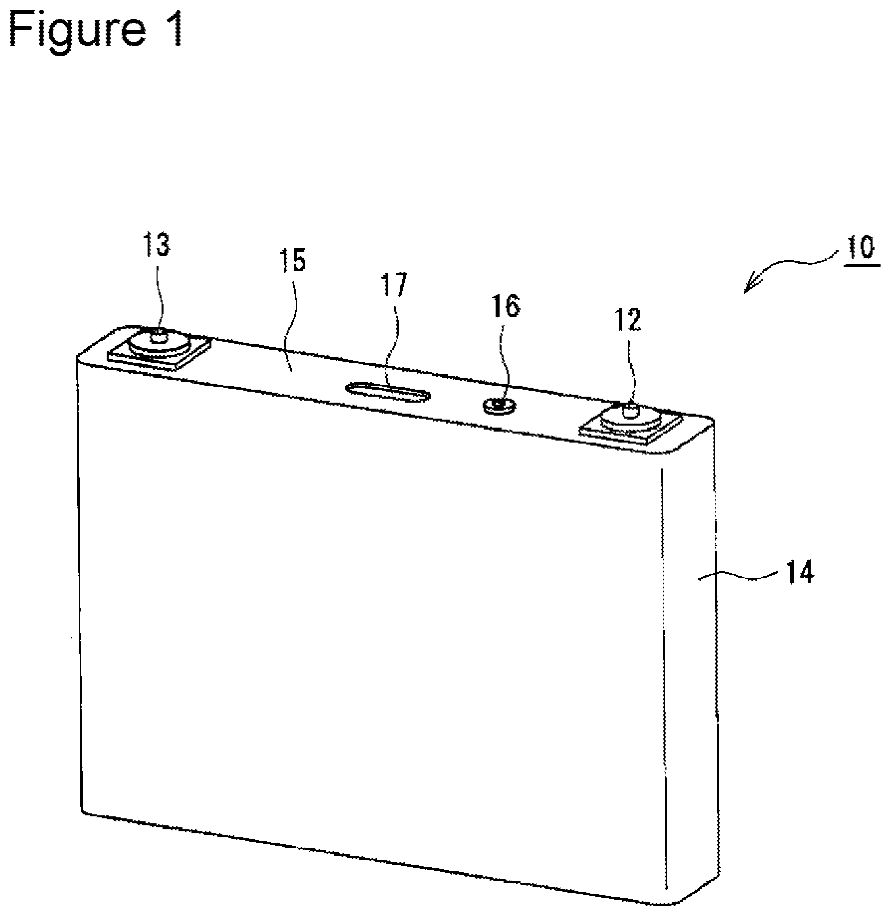 Patent US12322760 — Secondary battery — Figure 1