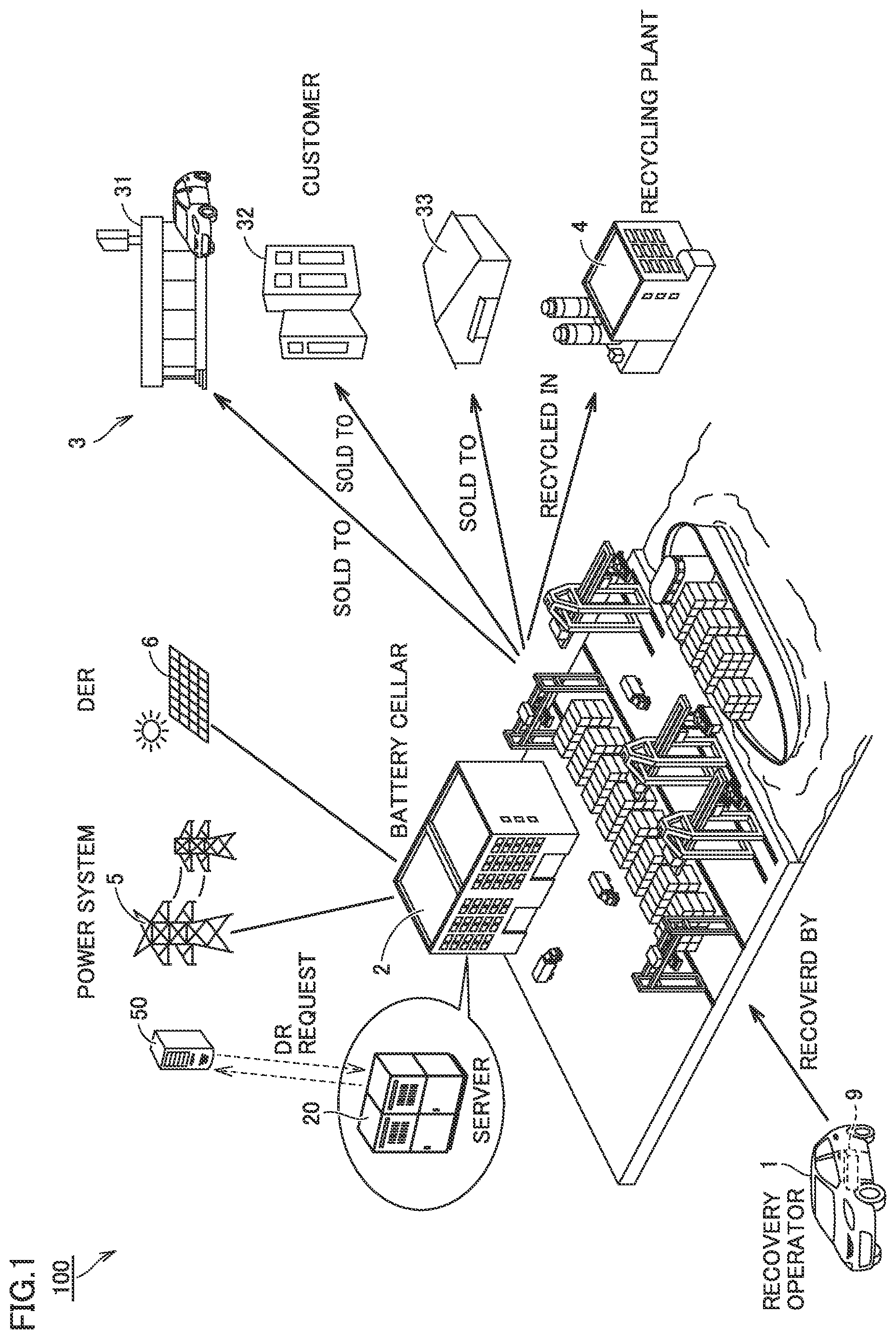 Patent US12322767 — Battery management system and battery management method — Figure 1