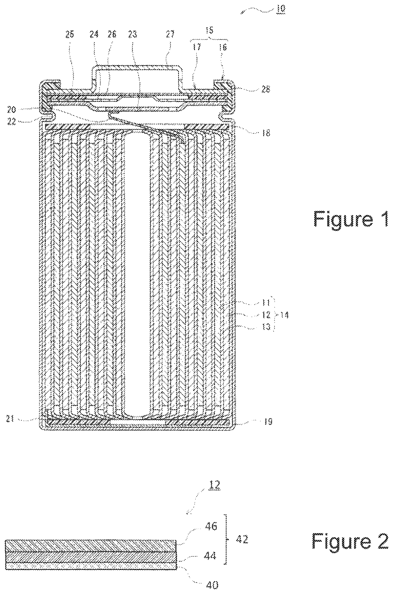 Patent US12322802 — Negative electrode for lithium ion secondary battery, and lithium ion secondary battery — Figure 1