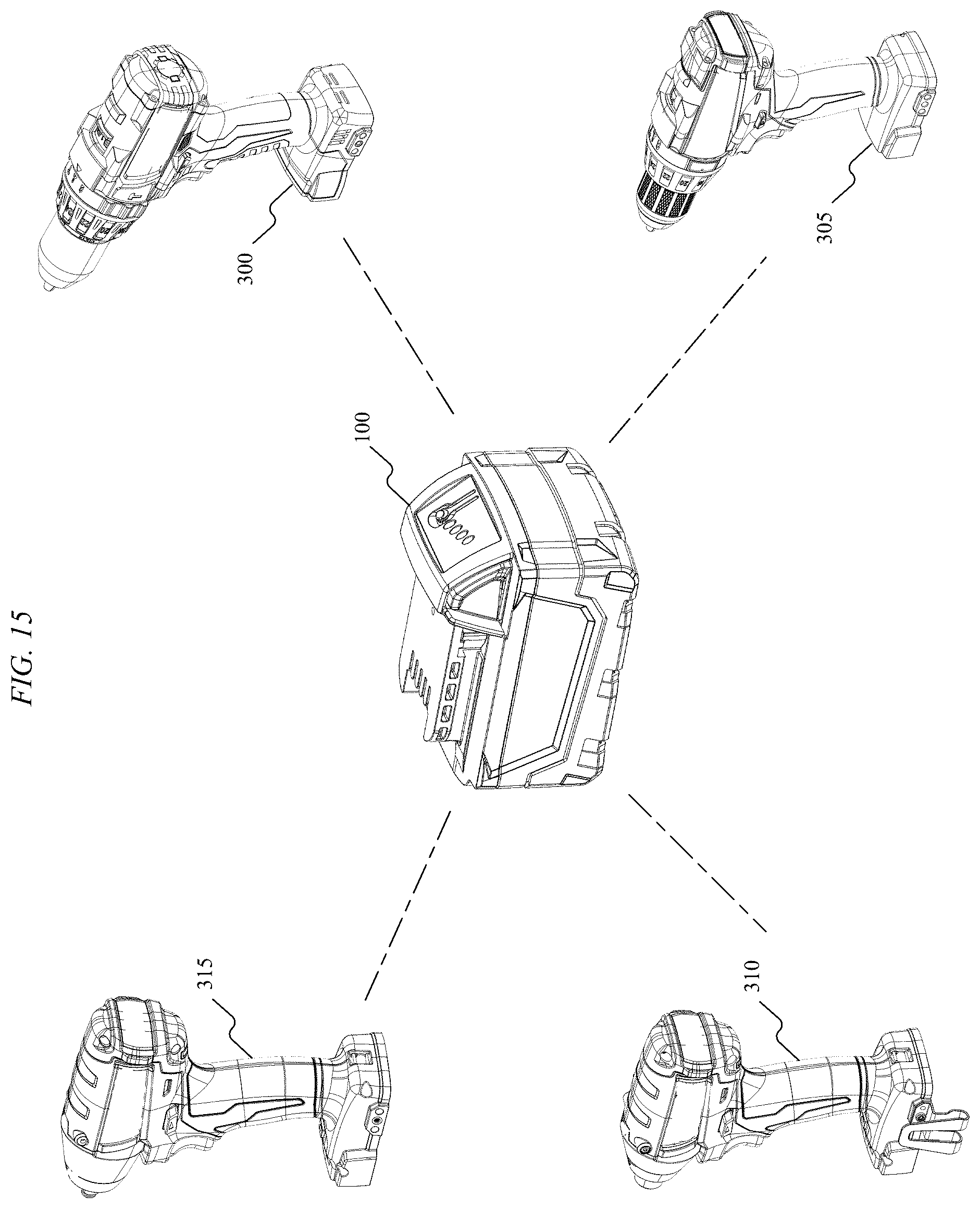 Patent US12322819 Figure 14 – Support member for battery pack top housing
