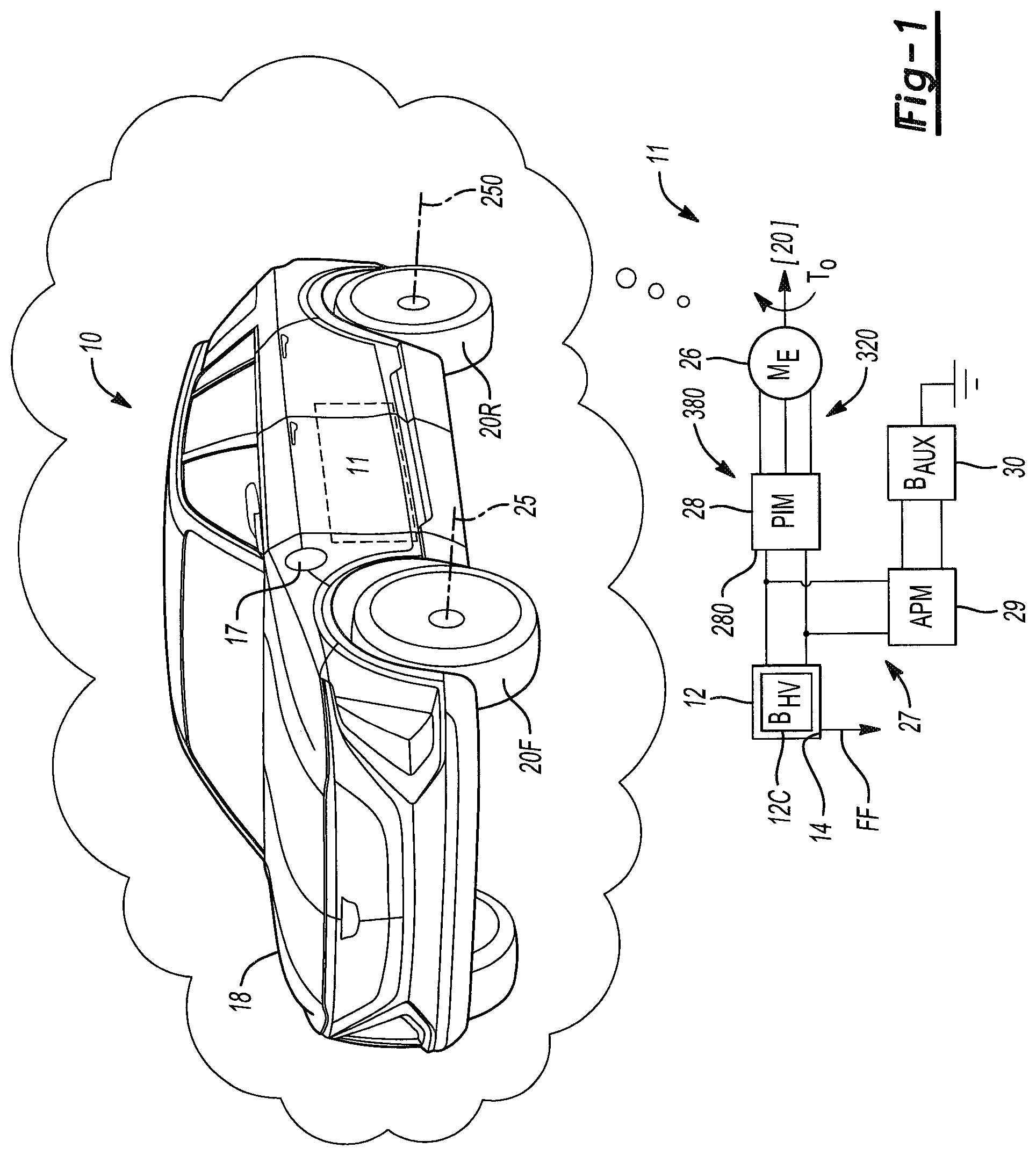Patent US12322829 — Battery pack with exhaust conduit and gas flow channel for thermal runaway protection — Figure 1