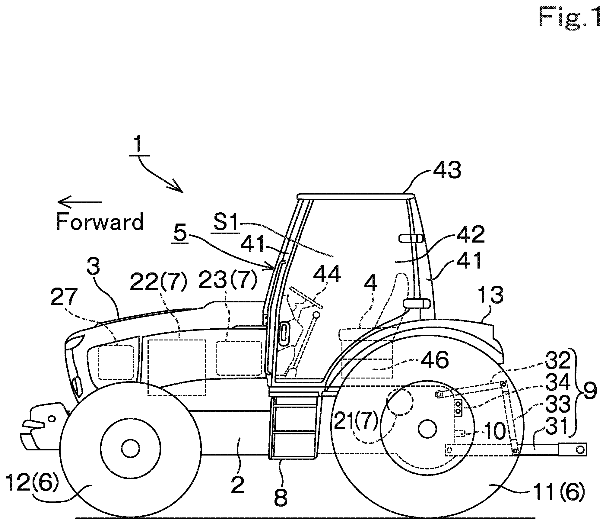 Patent US12322841 — Hydrogen supply system, fuel cell system, and working machine including hydrogen supply system and fuel cell system — Figure 1