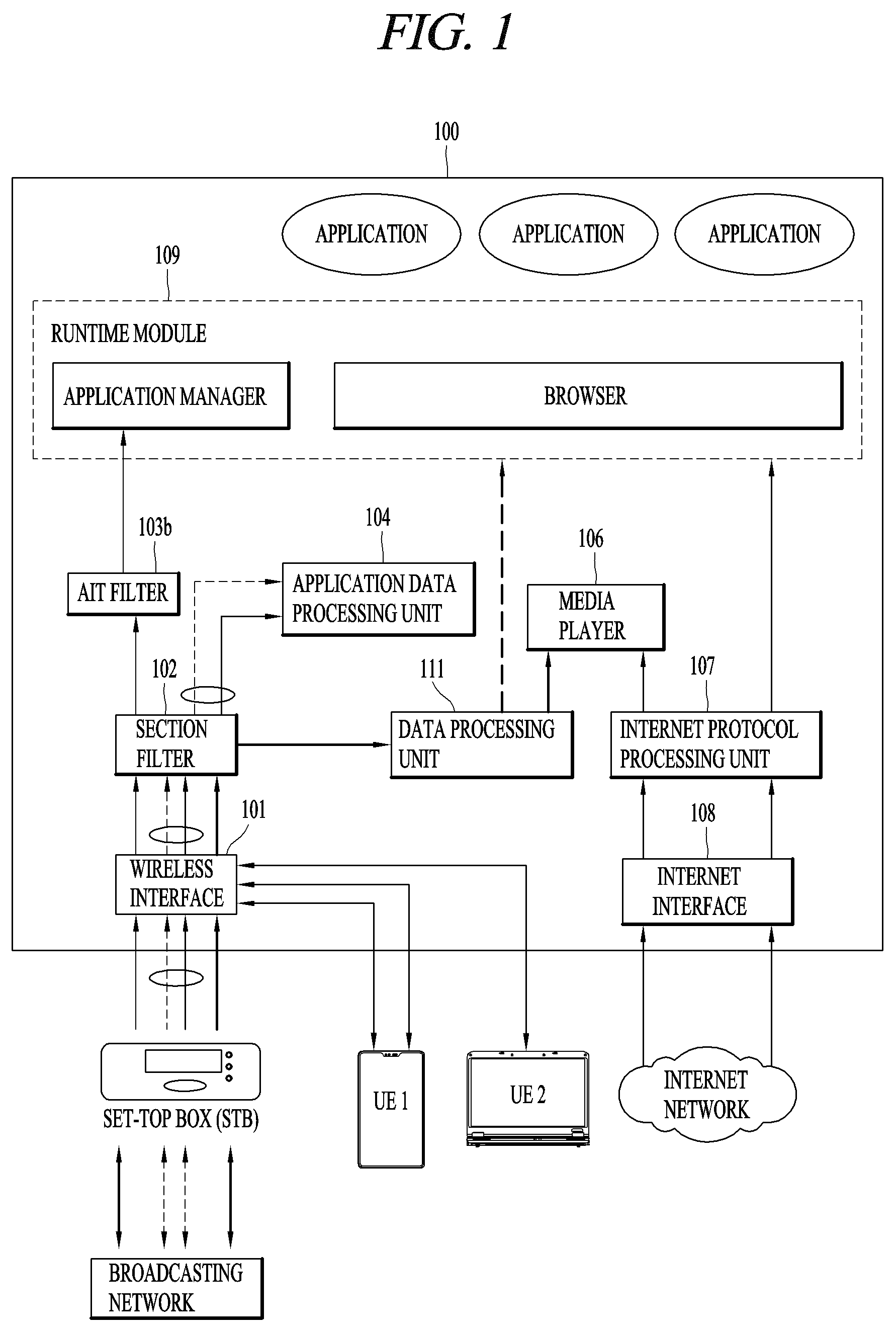 Patent US12322883 — Electronic device having antenna — Figure 1