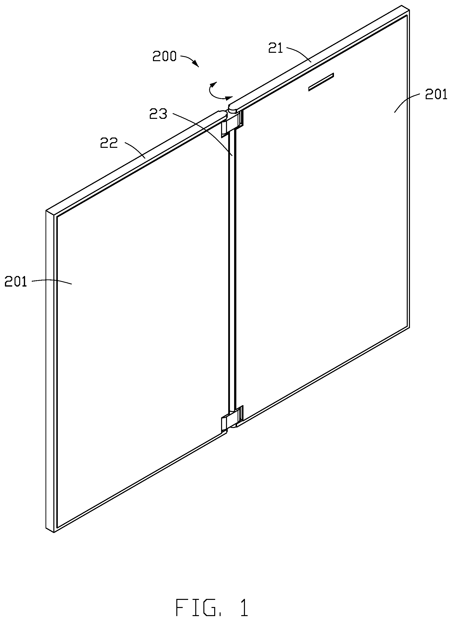 Patent US12322885 — Antenna structure and wireless communication device using same — Figure 1