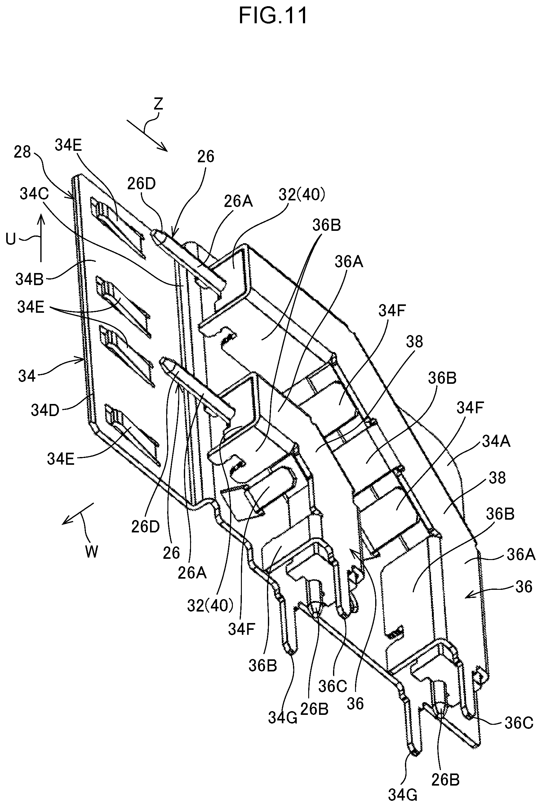 Patent US12322891 Figure 11 – Connector and connector set