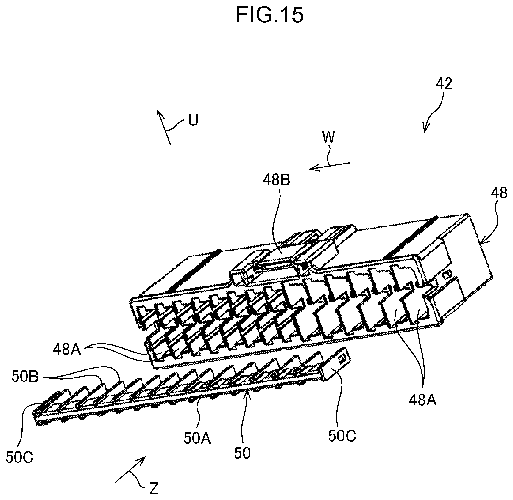 Patent US12322891 Figure 15 – Connector and connector set