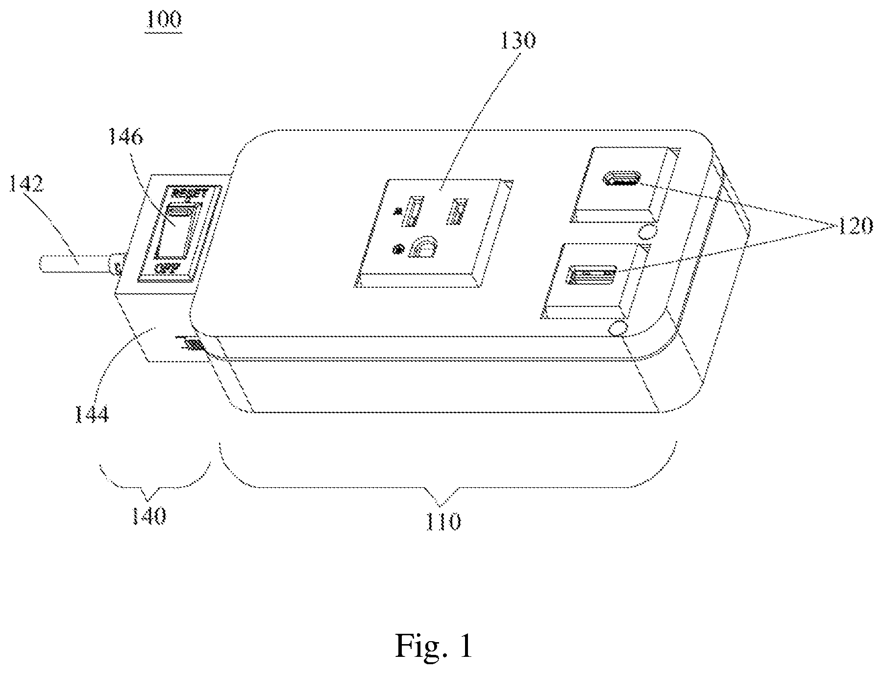 Patent US12322915 Figure 1 – Electric signal adapting device
