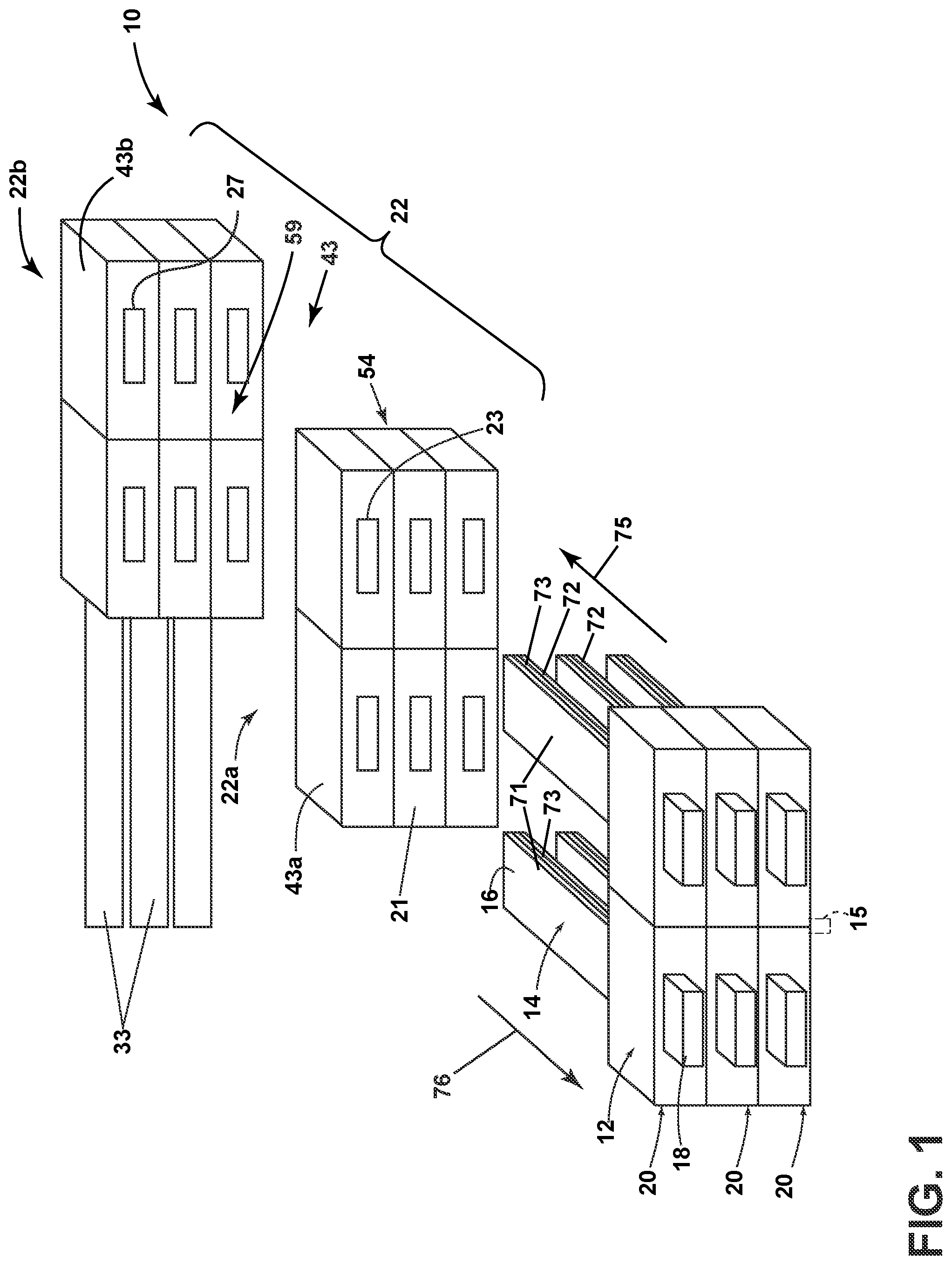 Patent US12322916 — Electronic connection assembly — Figure 1