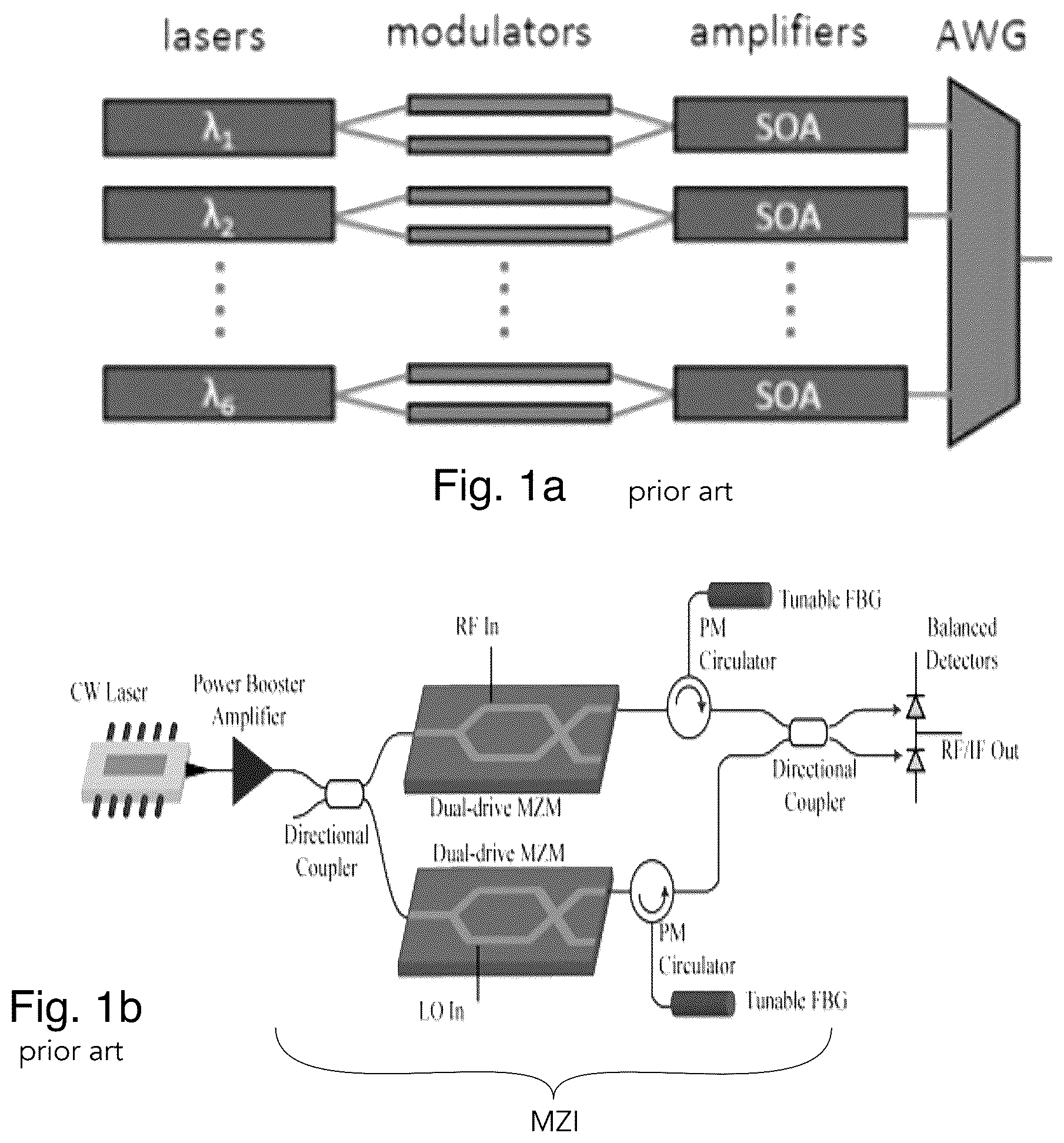 Patent US12322927 — Integrated multistripe laser and modulator — Figure 1