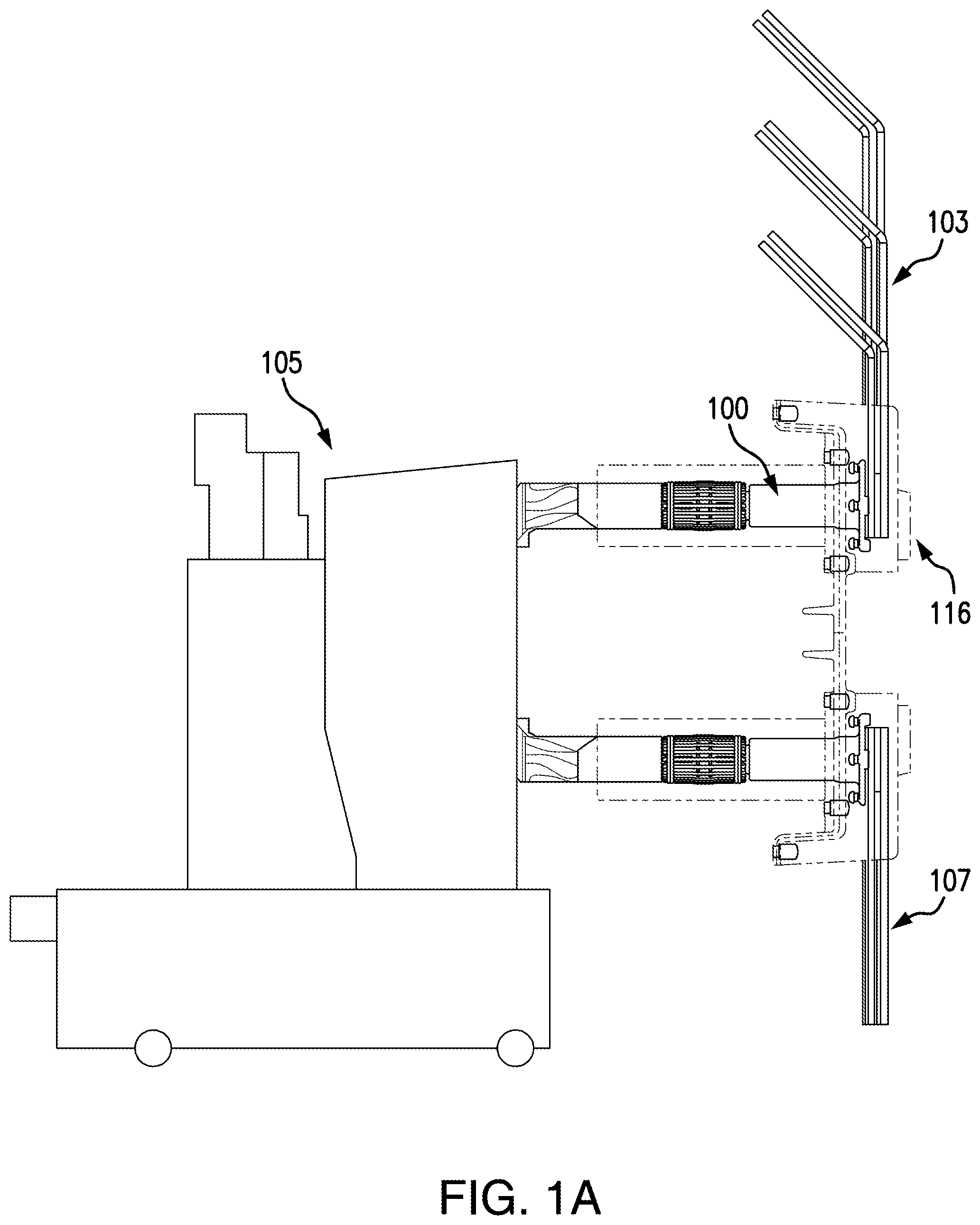 Patent US12322933 — Switching device with reduced partial discharge and improved triple point characteristics — Figure 1