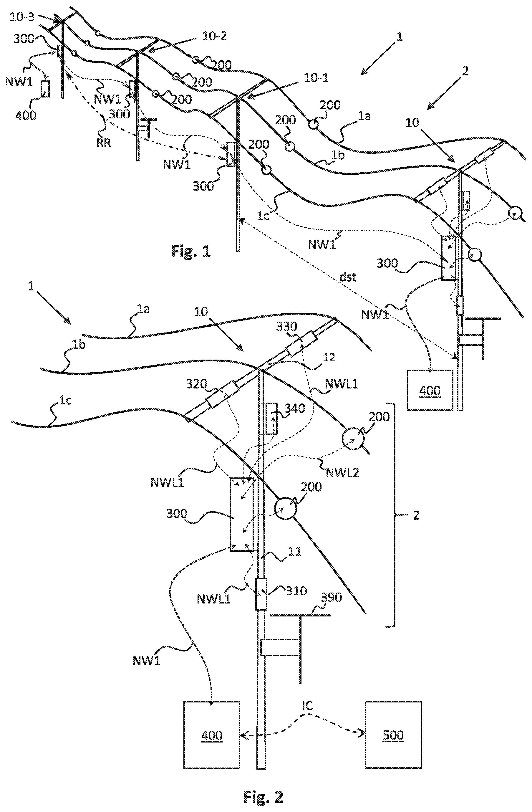 Patent US12322938 — Rope robot and method for mounting an object to a power line — Figure 1