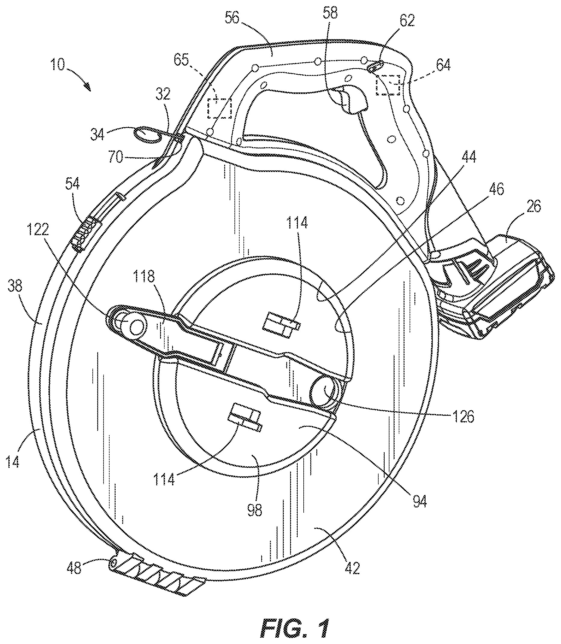 Patent US12322939 Figure 1 – Fish tape assembly