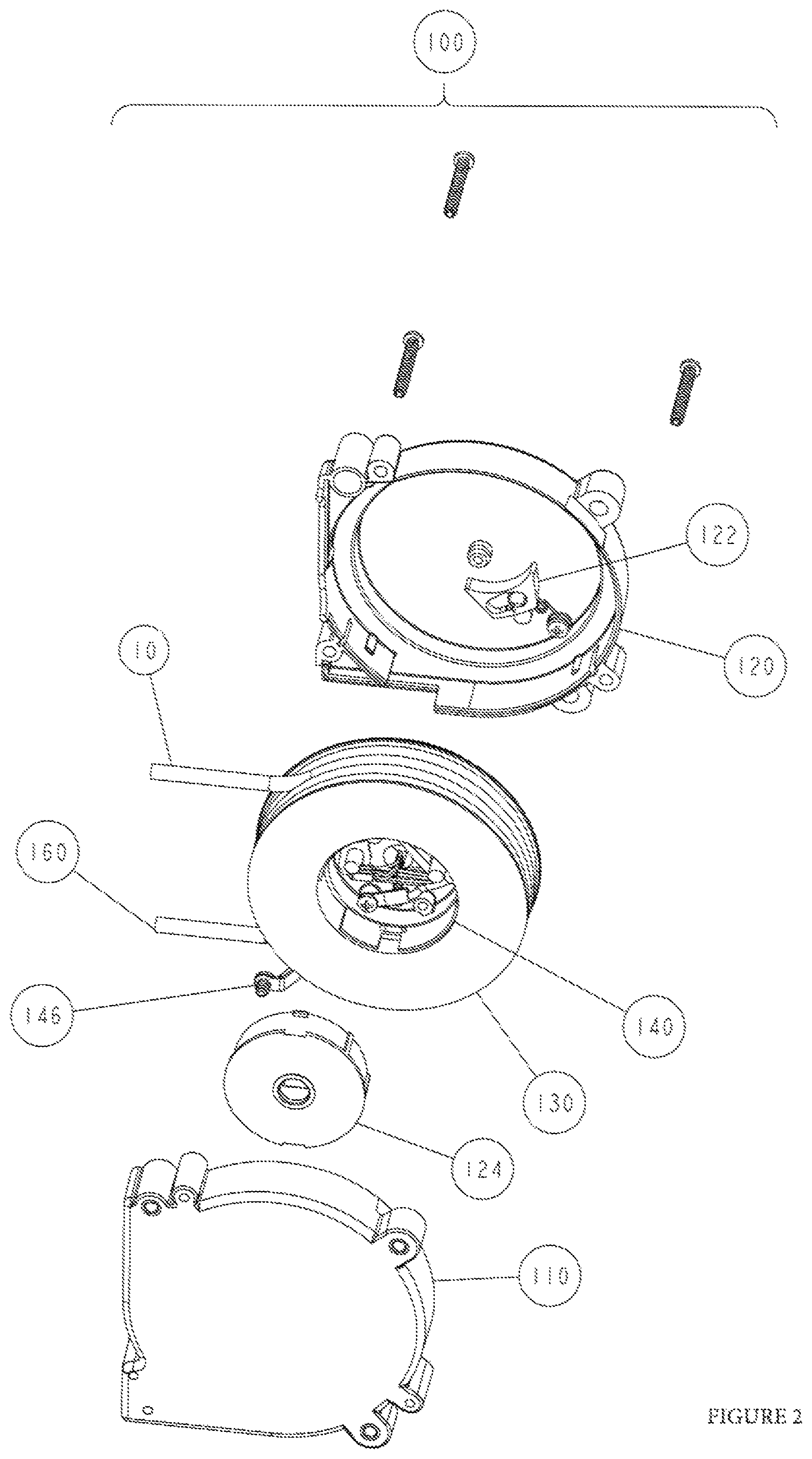 Patent US12322941 Figure 2 – Cord reel including a polymeric sheath with a conductive EMI drain