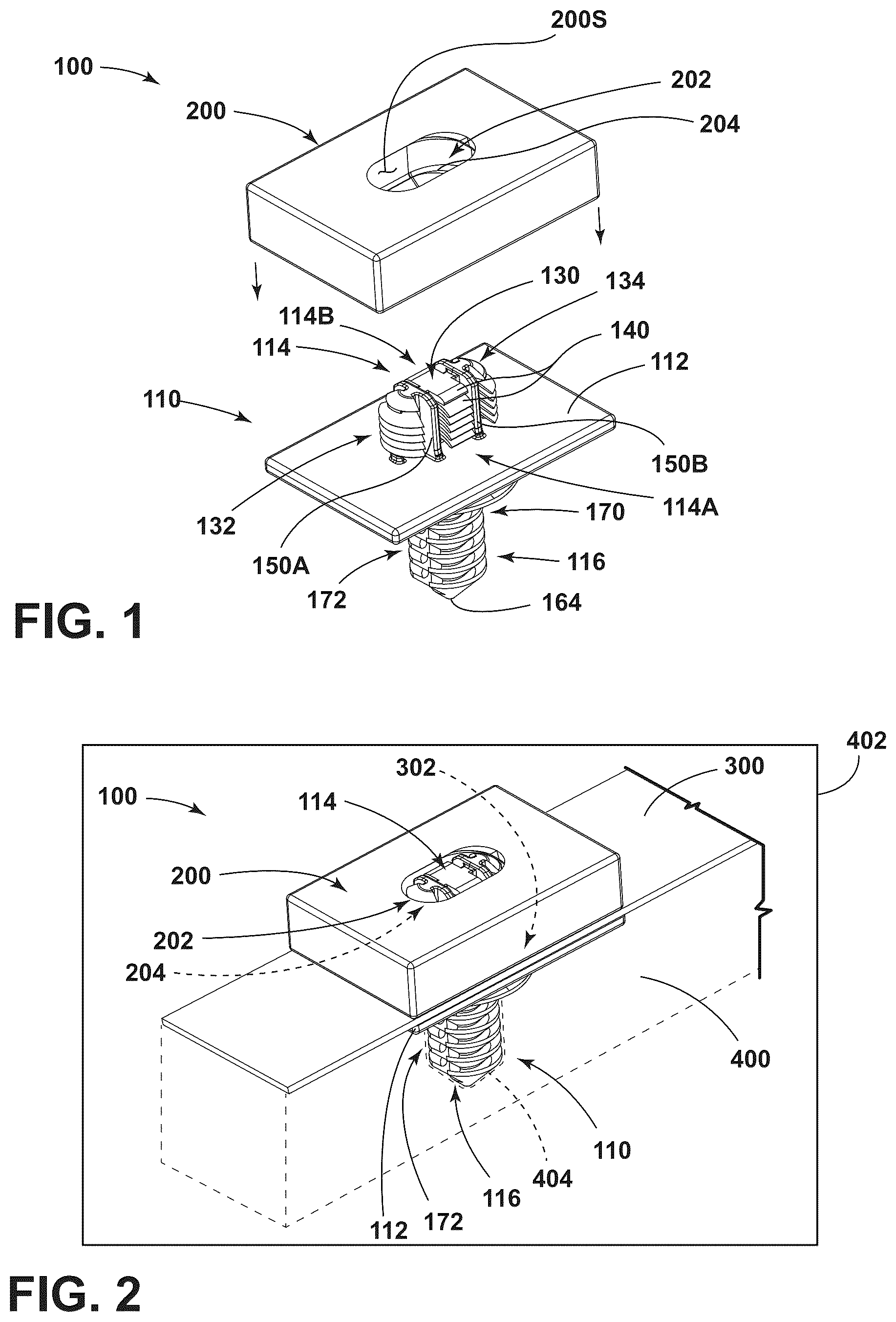 Patent US12322945 — Cable retainer and method — Figure 1
