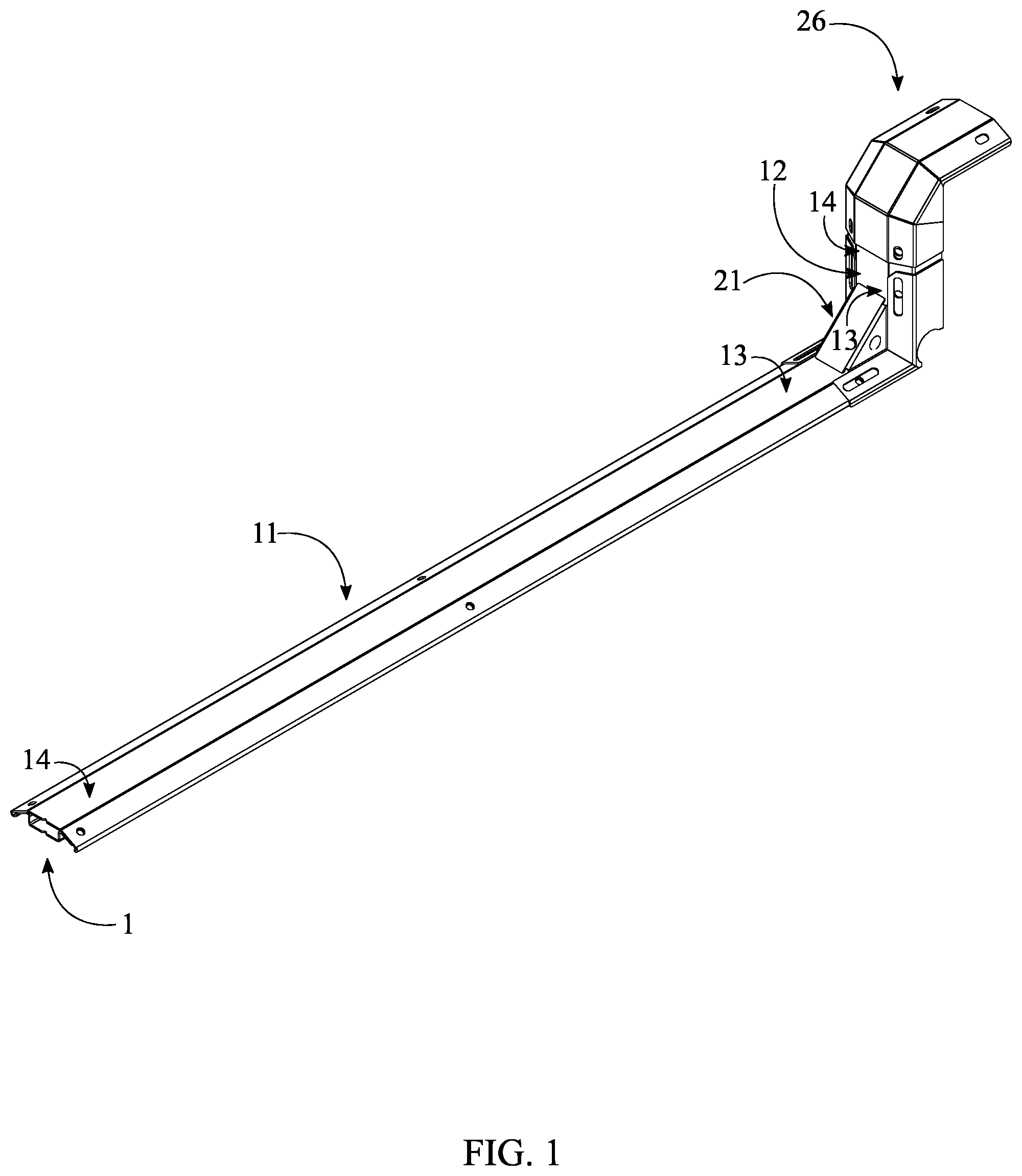 Patent US12322946 — Low voltage cable conduit system for stadium seating flooring — Figure 1