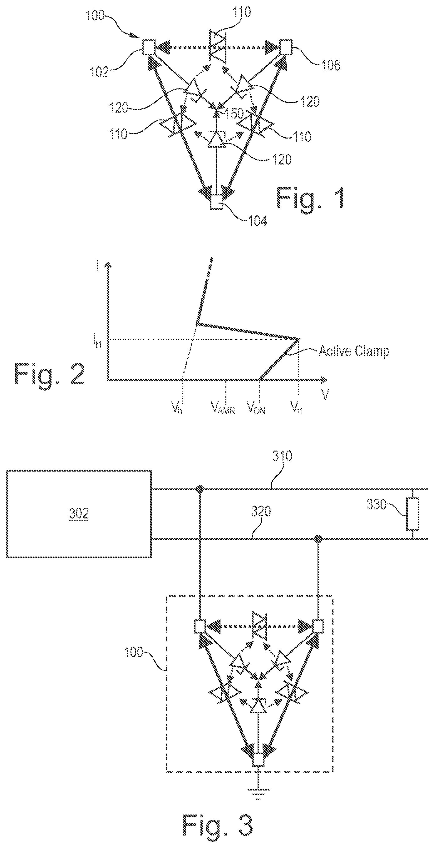 Patent US12322953 Figure 1 – ESD protection circuit