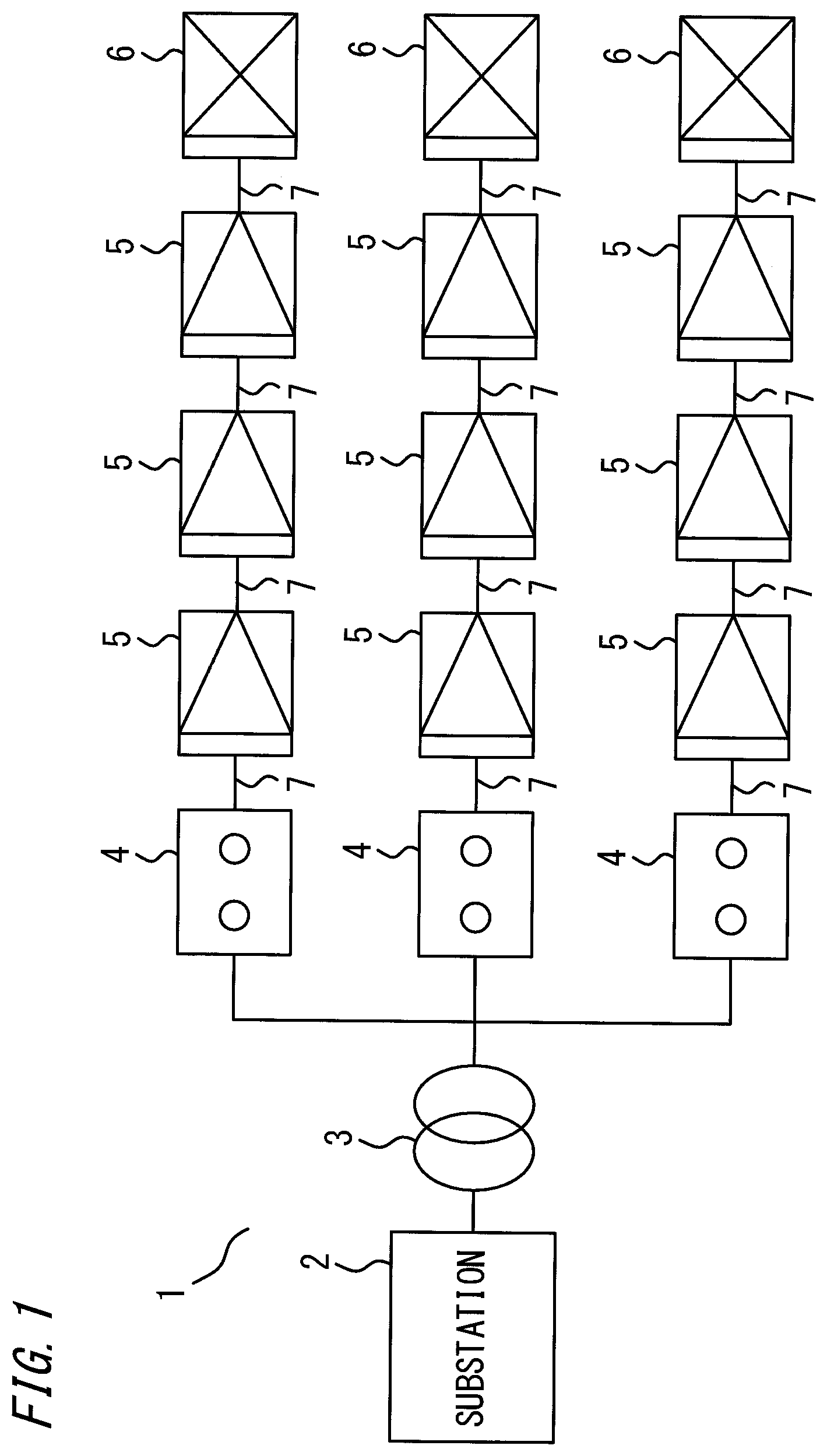 Patent US12322965 — Distribution grid failure symptom cause estimation system — Figure 1