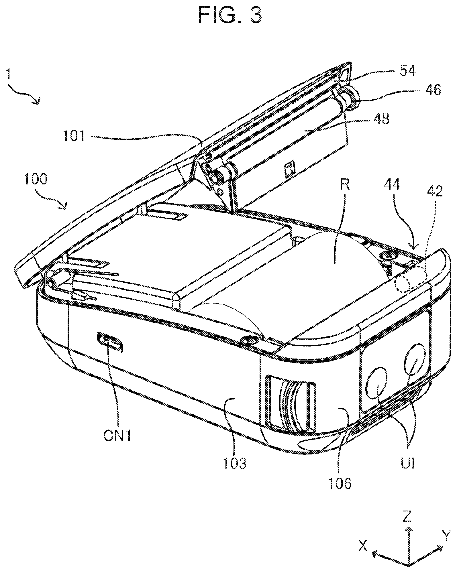 Patent US12322978 Figure 3 – Mobile printer