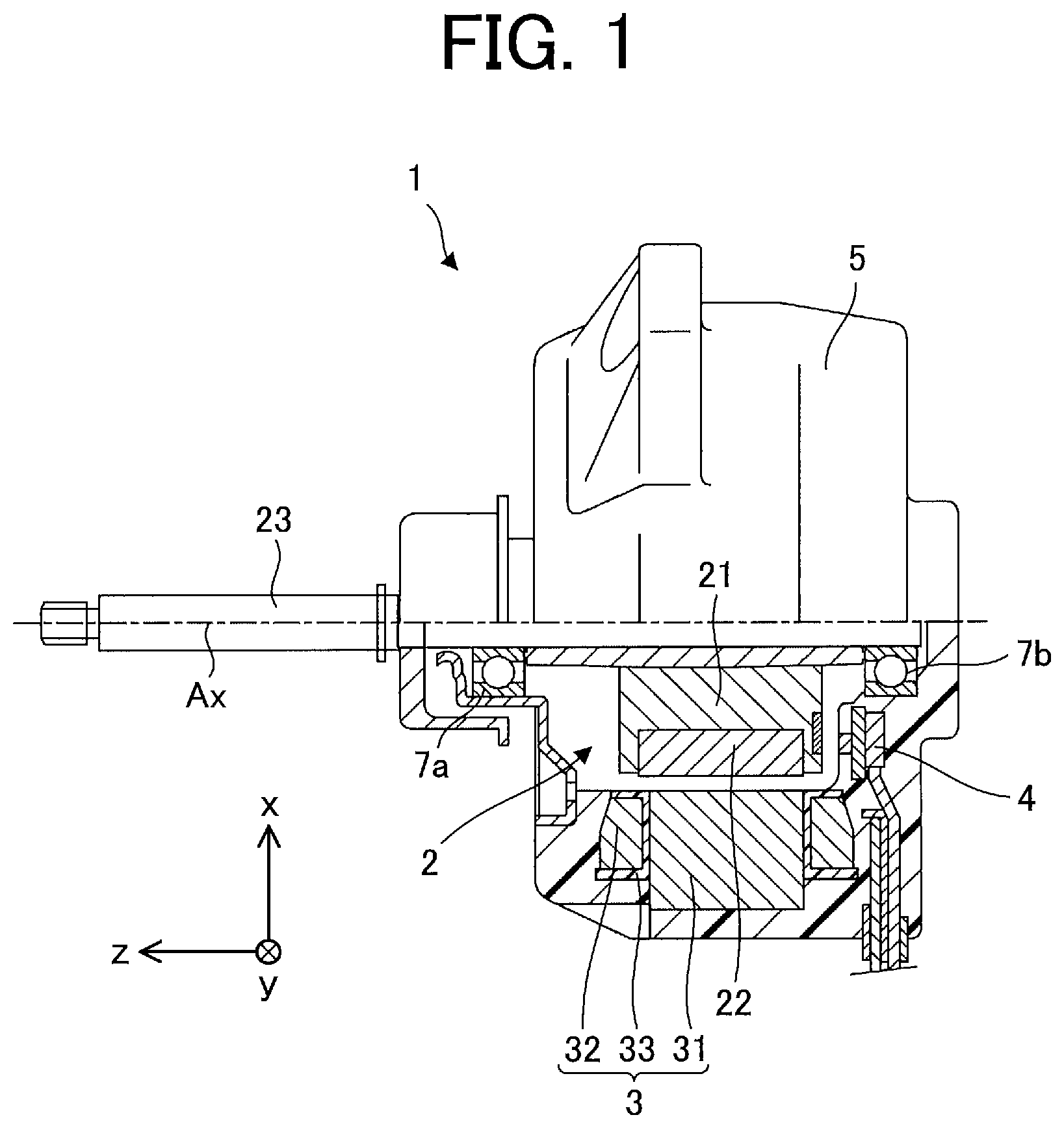 Patent US12323000 — Electric motor, fan, and air conditioner — Figure 1