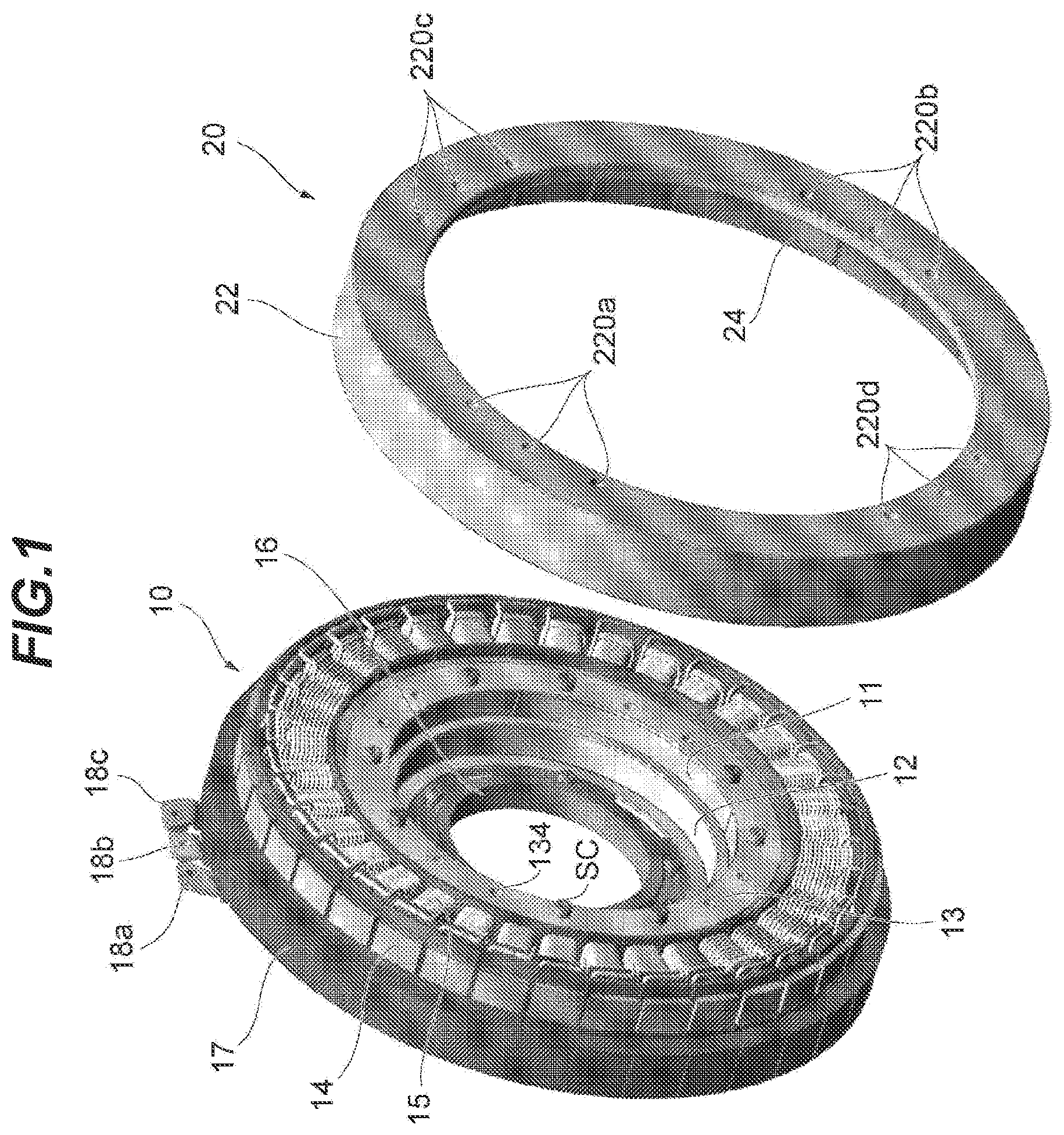 Patent US12323001 — Stator and motor including the stator — Figure 1