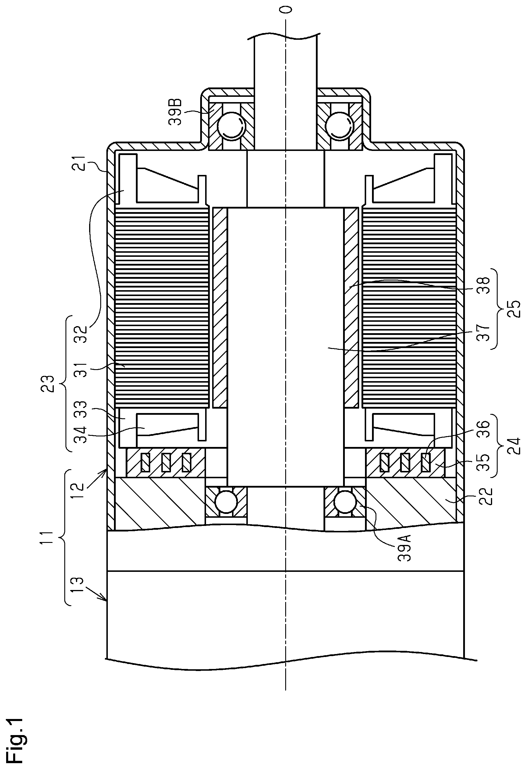 Patent US12323013 — Motor control device — Figure 1