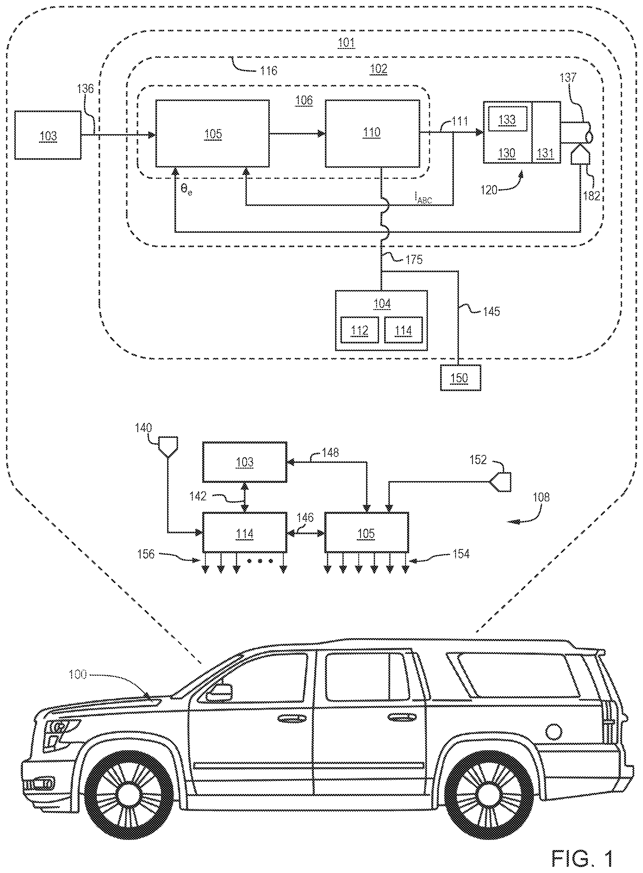 Patent US12323014 — Managing bearing currents in an electric machine — Figure 1