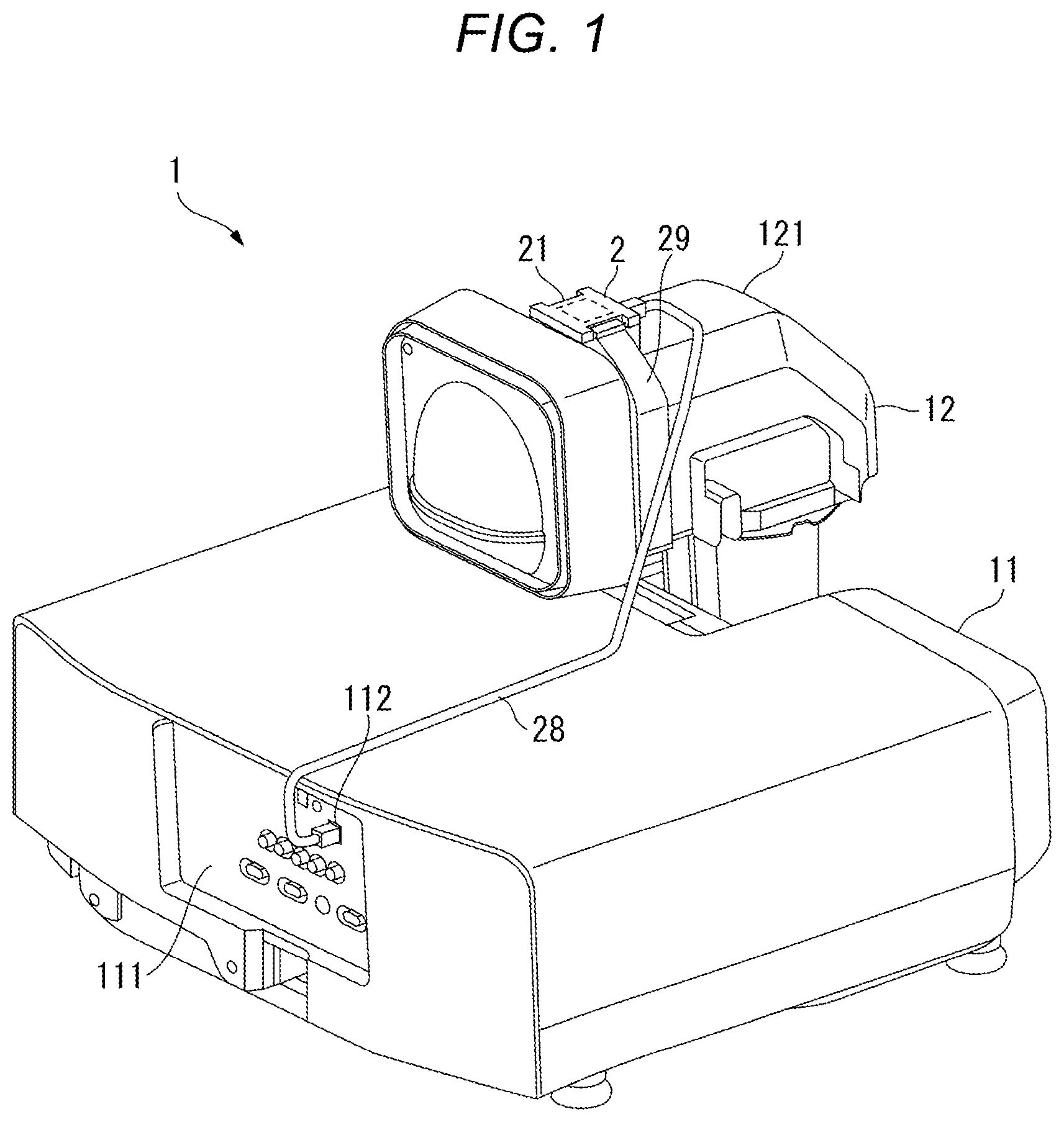 Patent US12323021 — Vibration generation device, vibration reduction device, and electronic apparatus — Figure 1