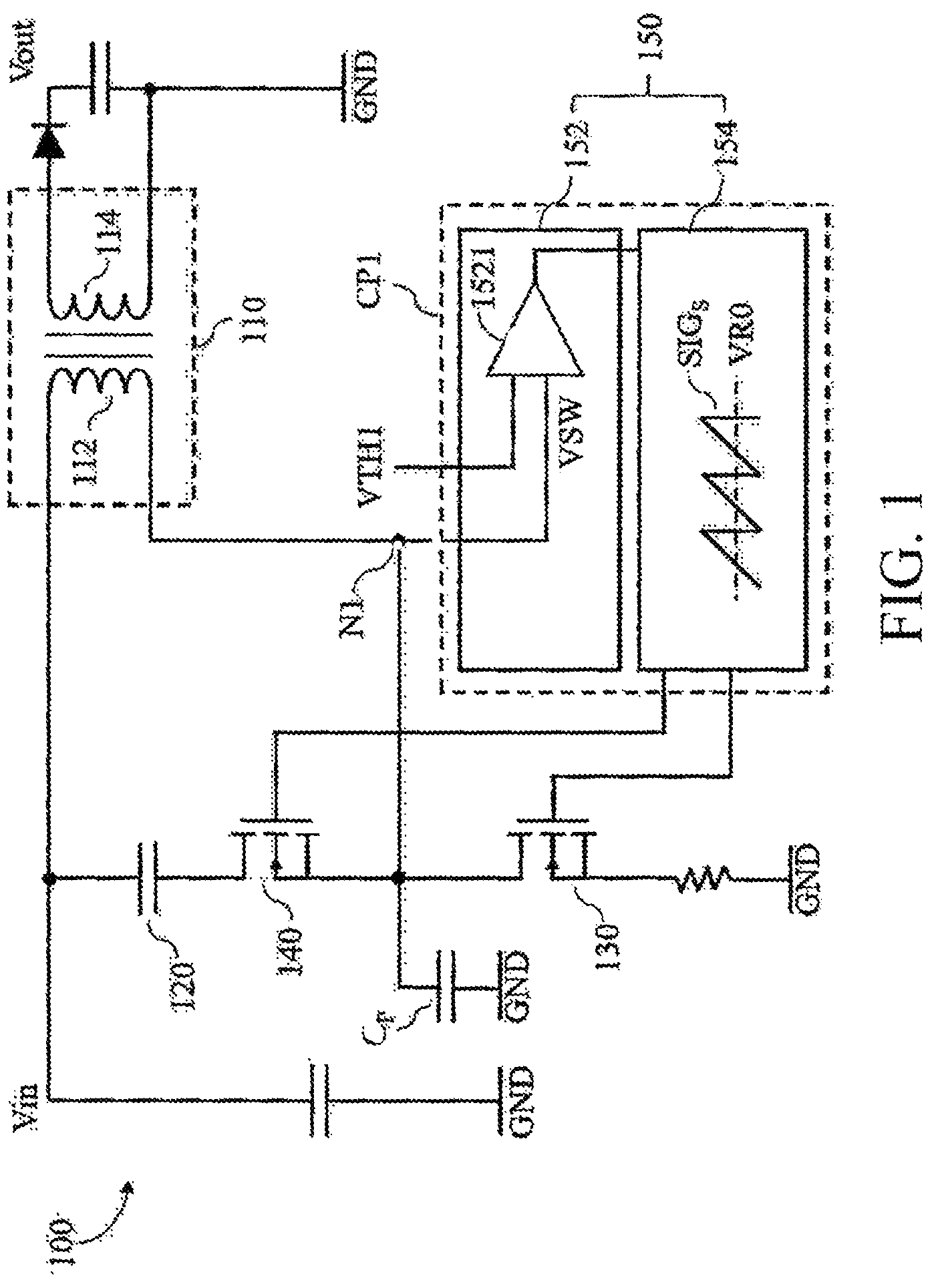 Patent US12323043 — Method for operating power converter, semiconductor chip and power converter — Figure 1