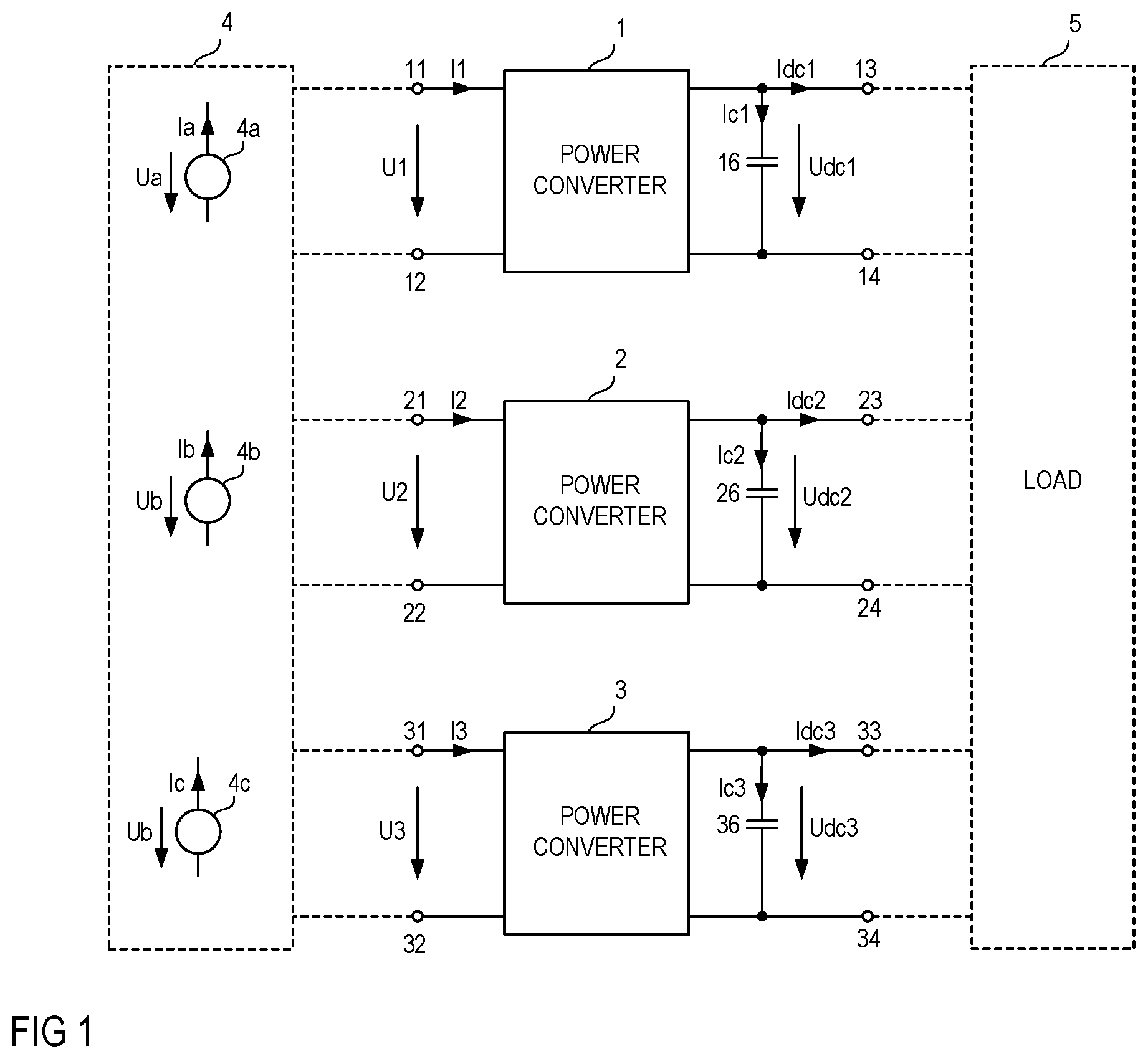 Patent US12323047 — Method of operating a power converter arrangement, control circuit and power converter arrangement — Figure 1