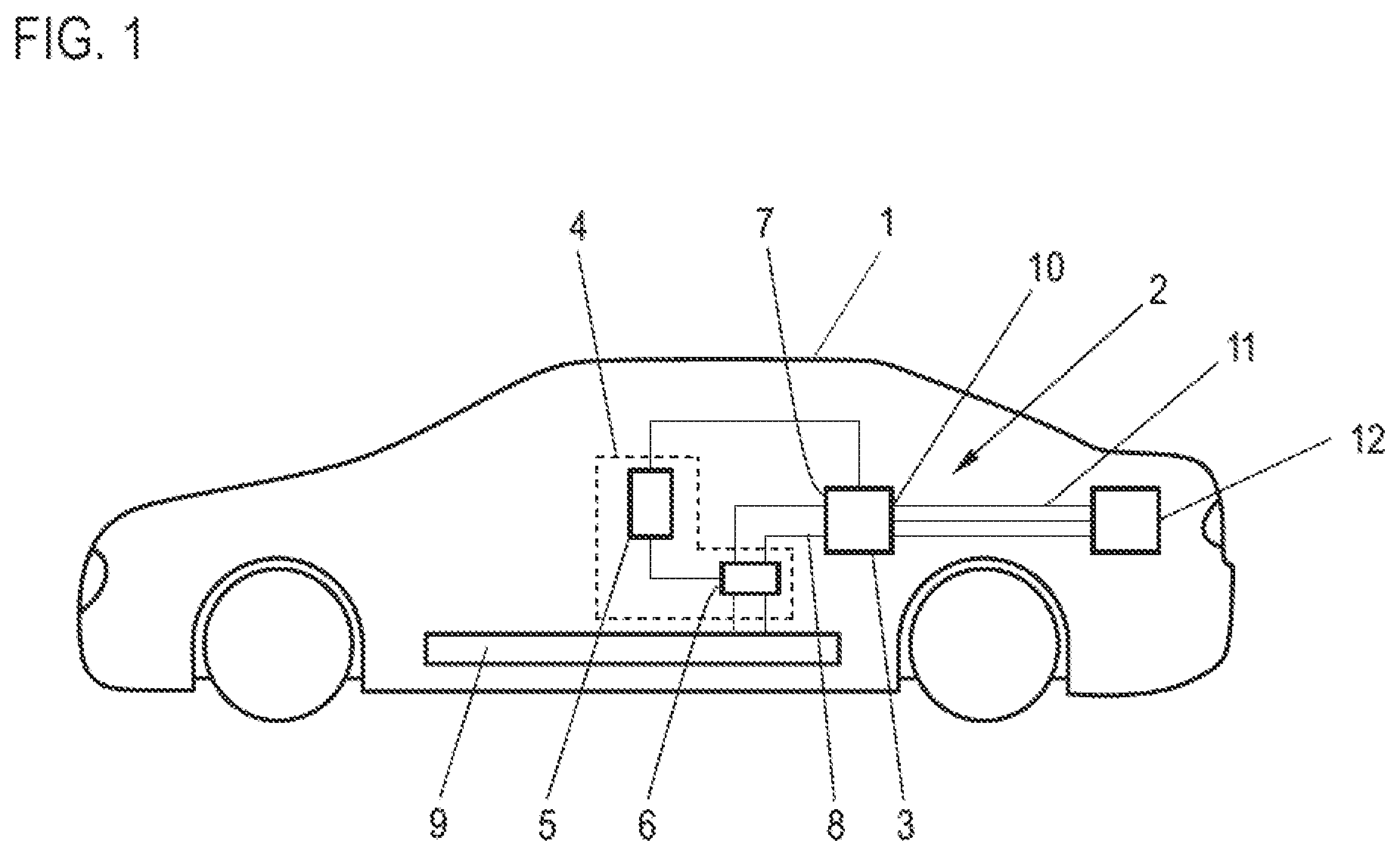 Patent US12323049 Figure 1 – Electrical circuit arrangement, motor vehicle, and method for operating an electrical circuit arrangement